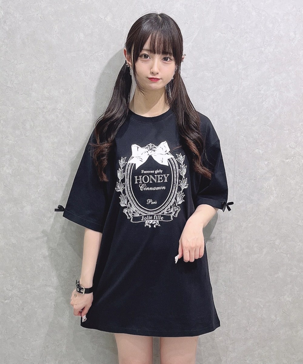 リボンフレームTシャツ