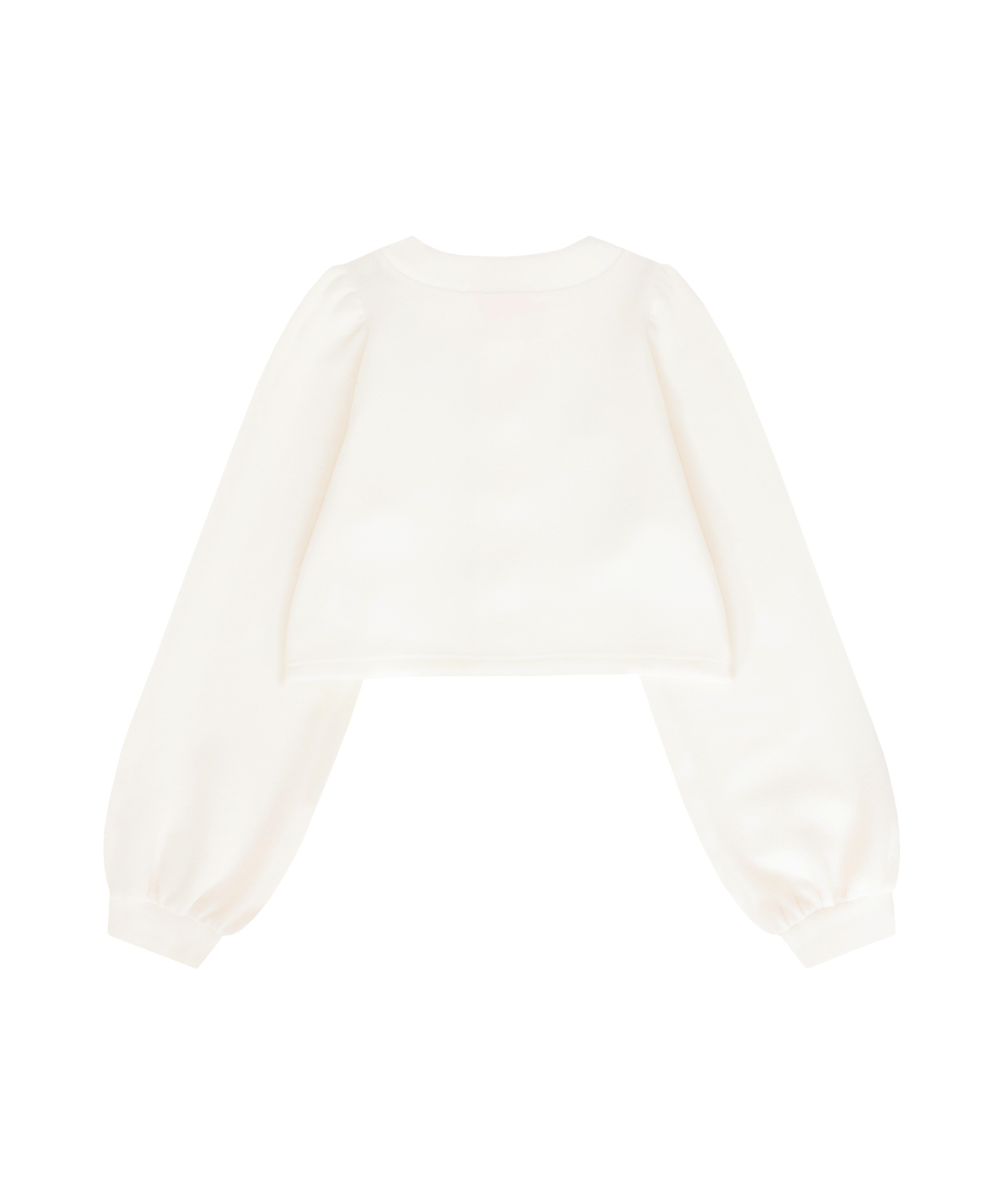 ハートボタンニットソーカーディガン