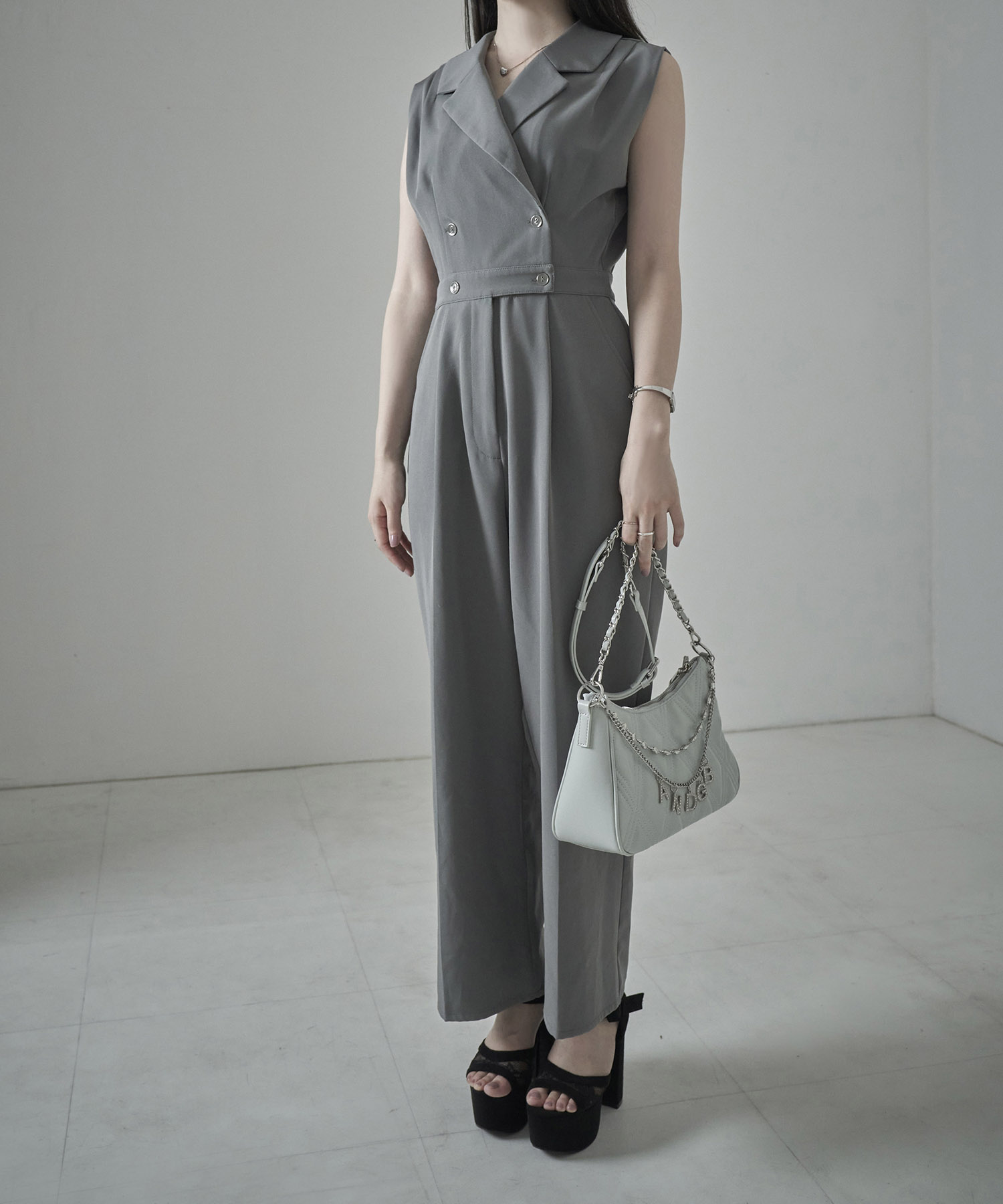 テーラードオールインワン