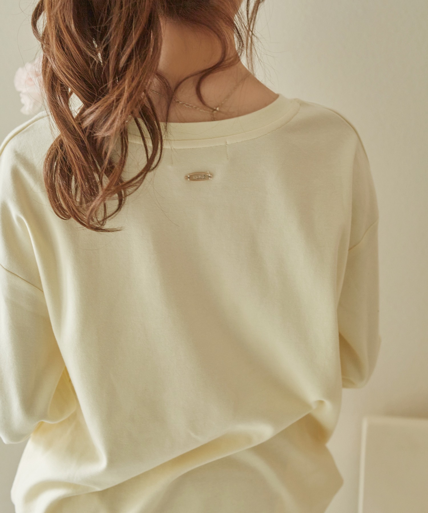 one point tag long sleeve T