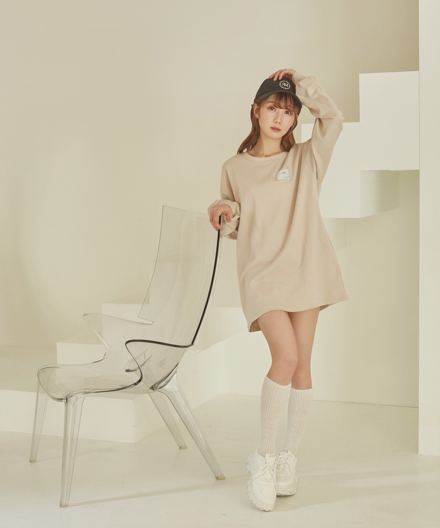 one point tag long sleeve T – BUNNY APARTMENT
