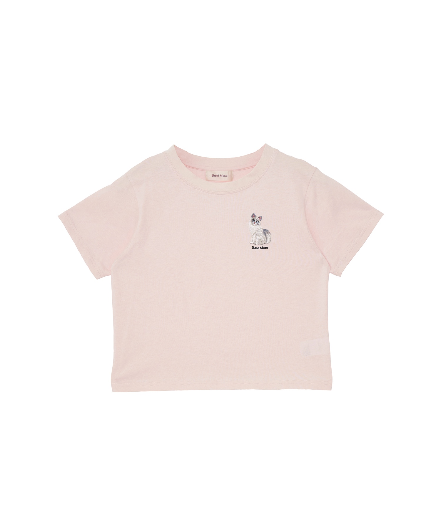 cat embroidery T-shirts_M – BUNNY APARTMENT