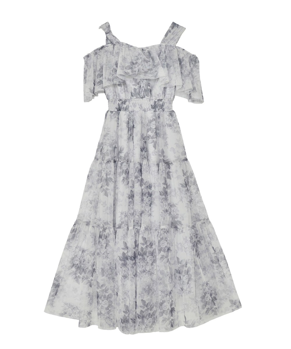 floral print tulle dress – BUNNY APARTMENT