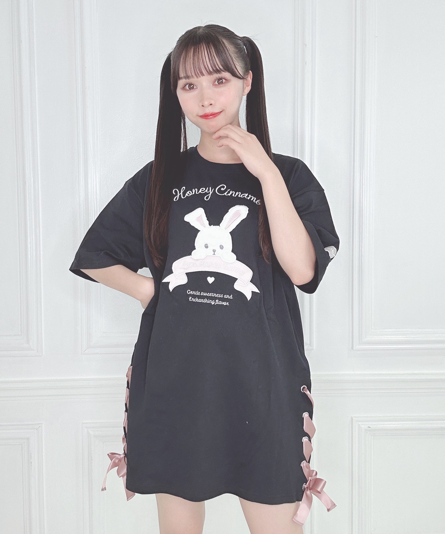 ハニーアップリケリボンTシャツ – BUNNY APARTMENT