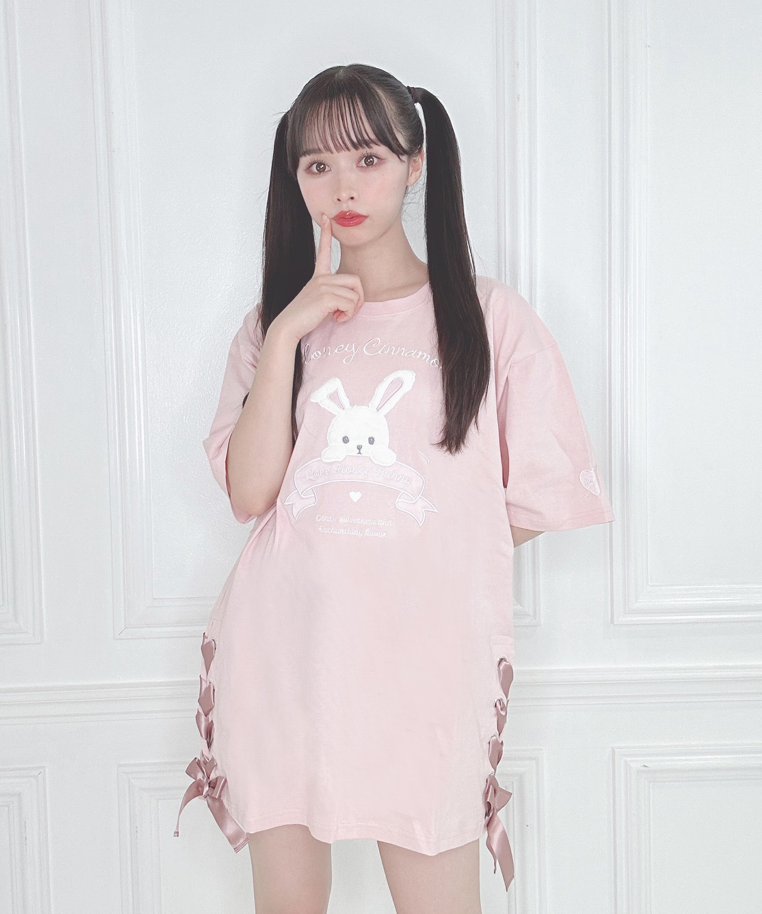 ハニーアップリケリボンTシャツ – BUNNY APARTMENT