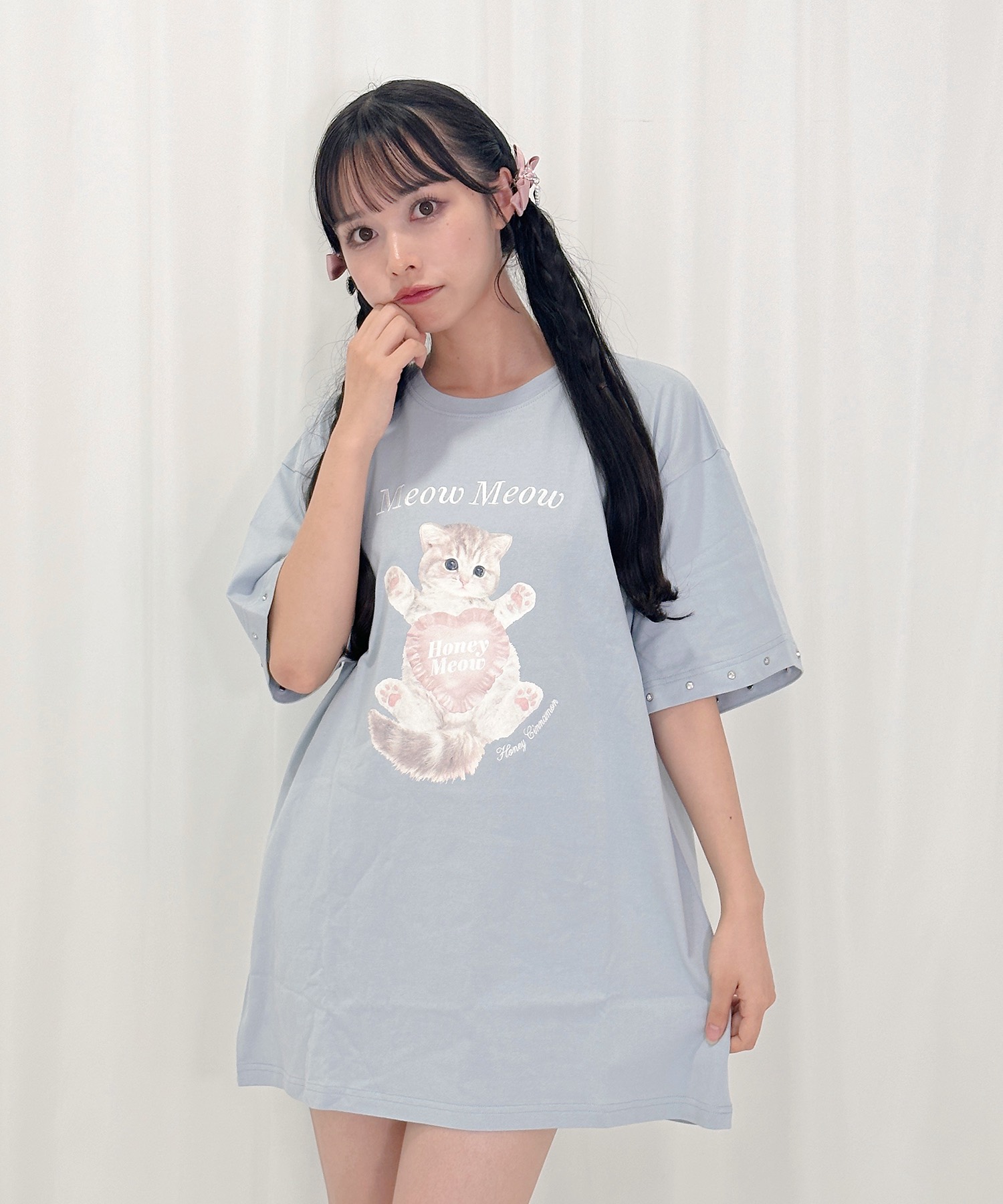 Meow Meow Cat Tシャツ – BUNNY APARTMENT