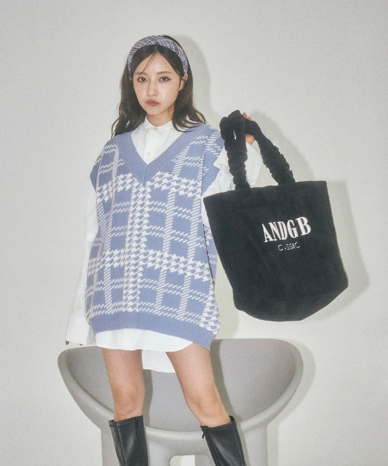 シャギートートバッグ