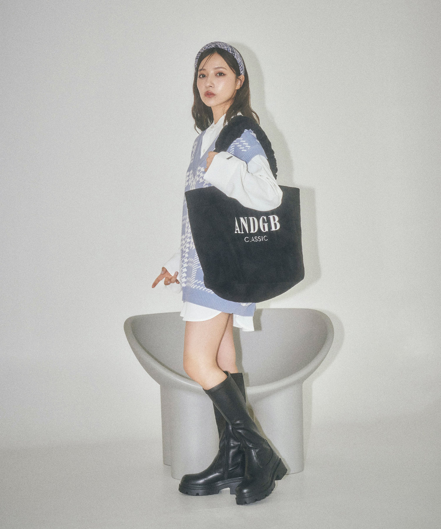 シャギートートバッグ