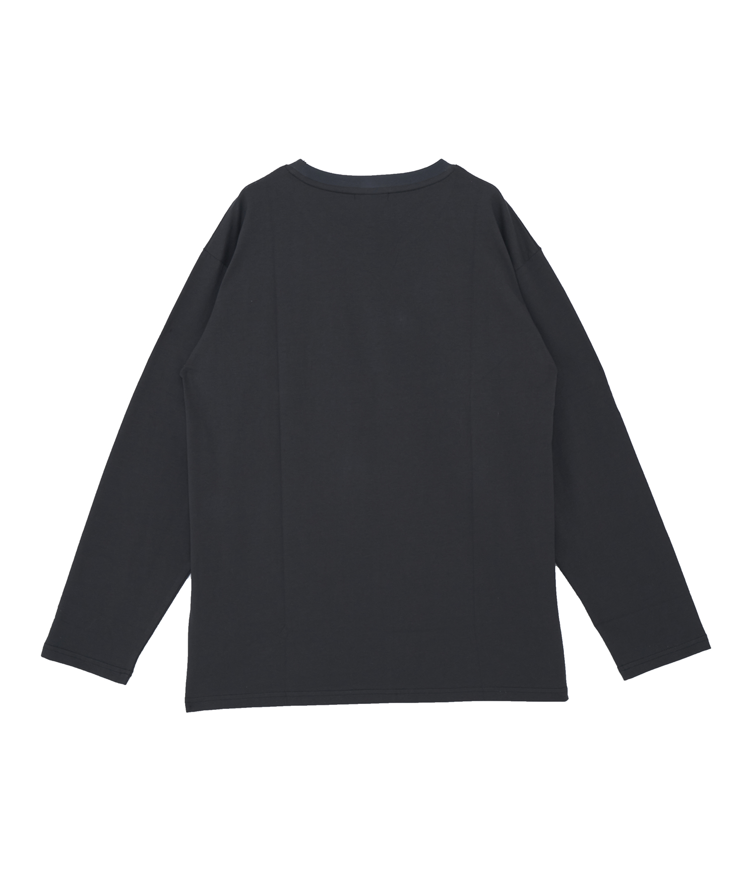 UNISEX サテンワッペンロゴロンT