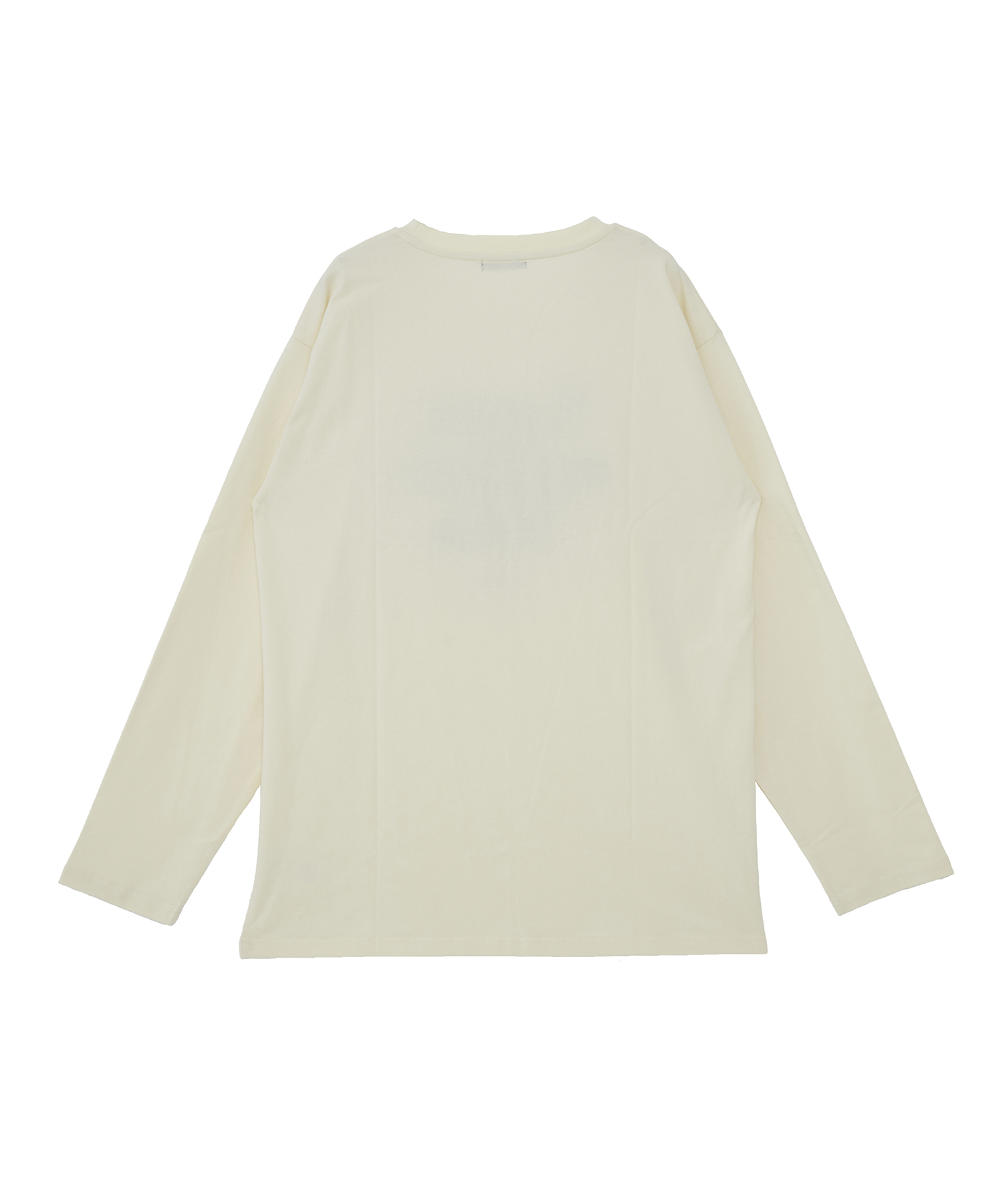 UNISEX サテンワッペンロゴロンT