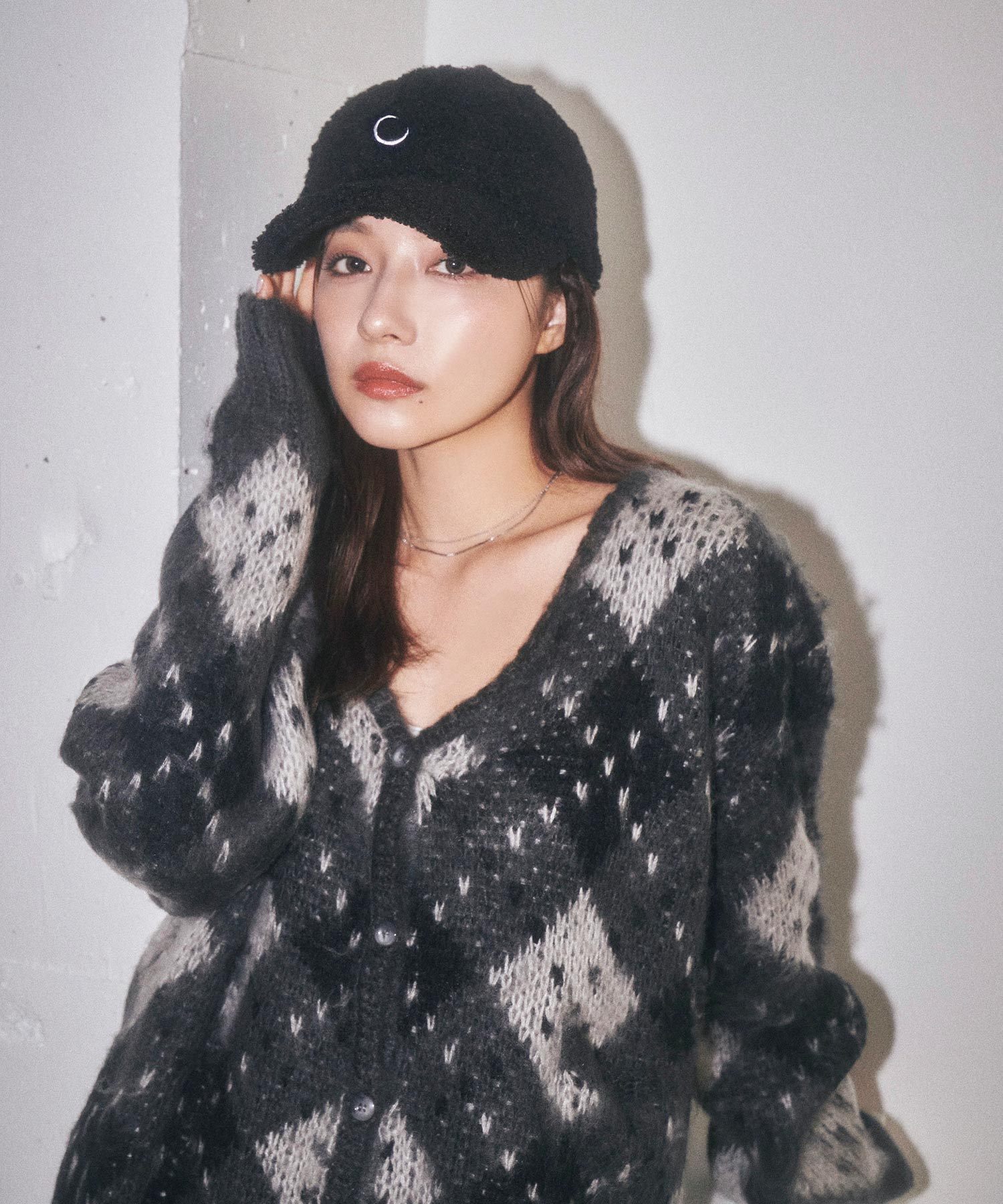 UNISEX ムーンボアキャップ