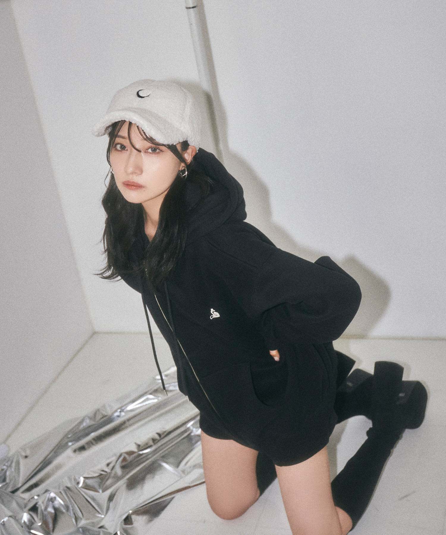 UNISEX ムーンボアキャップ