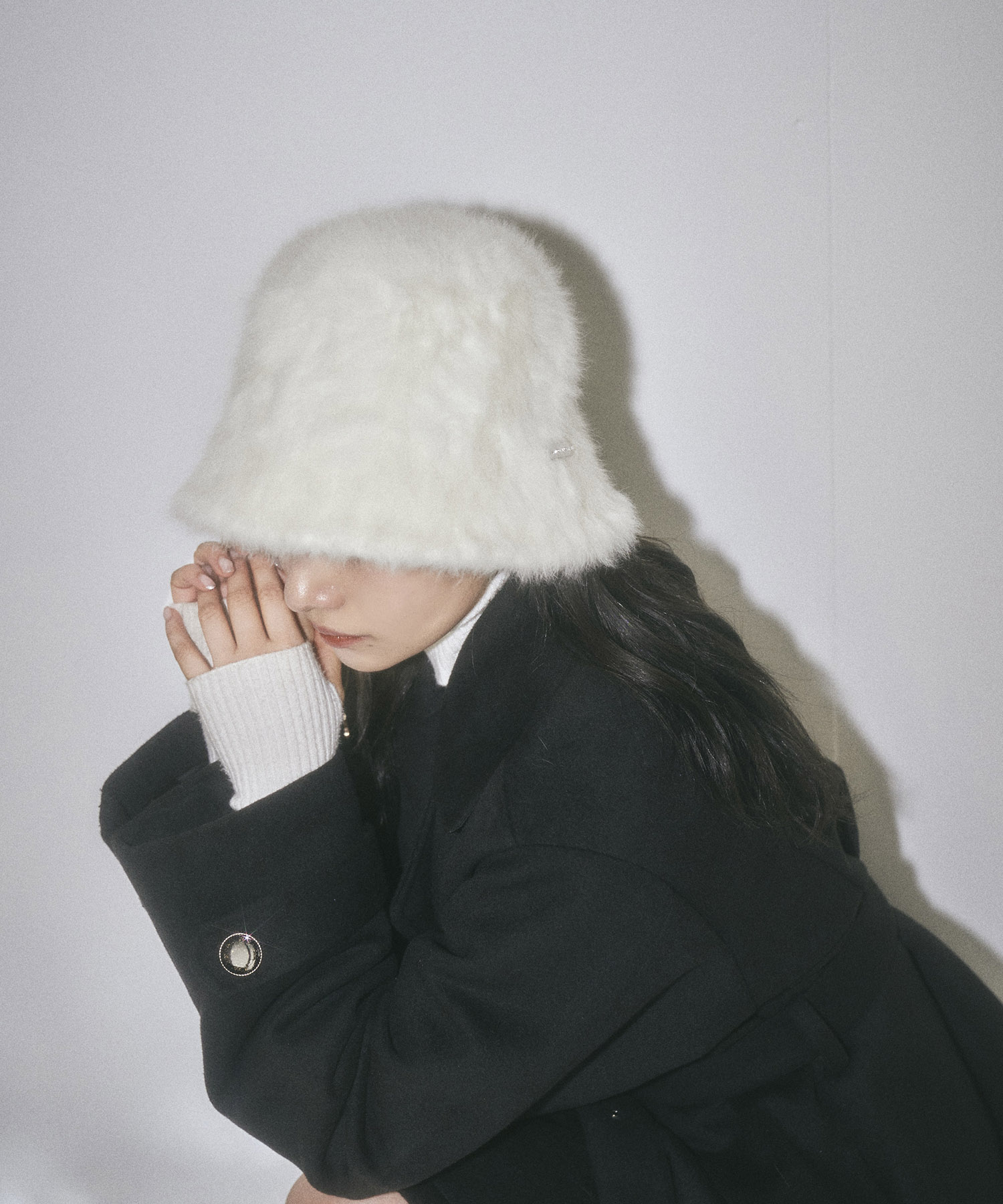 シャギーバケットハット