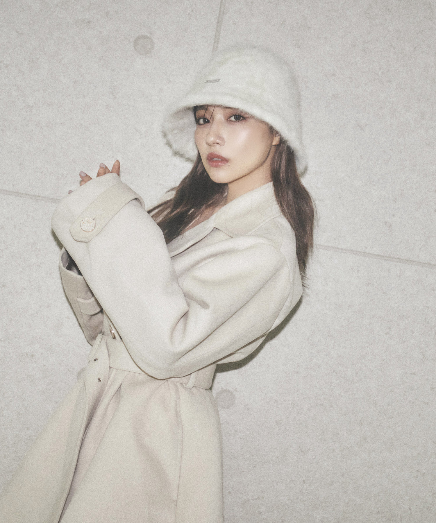 シャギーバケットハット