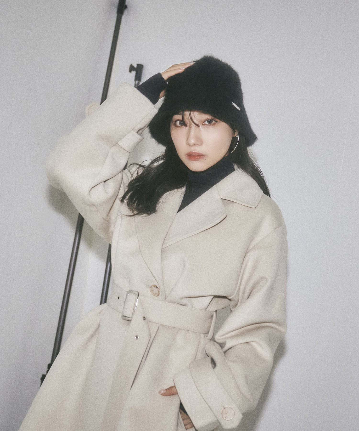 シャギーバケットハット