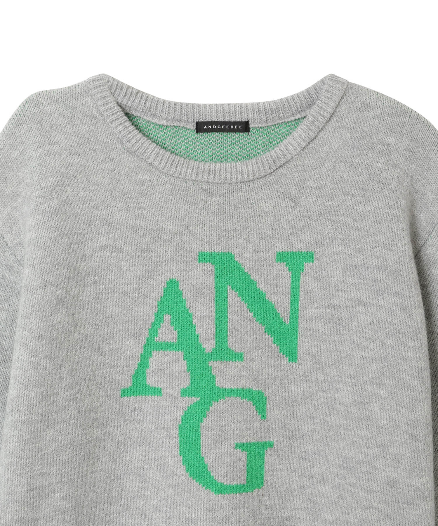 UNISEX ジャガードロゴニット