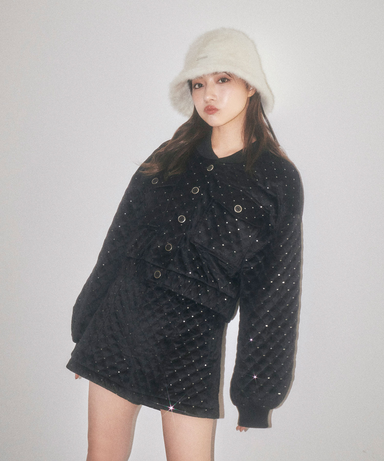 キルティングショーパン