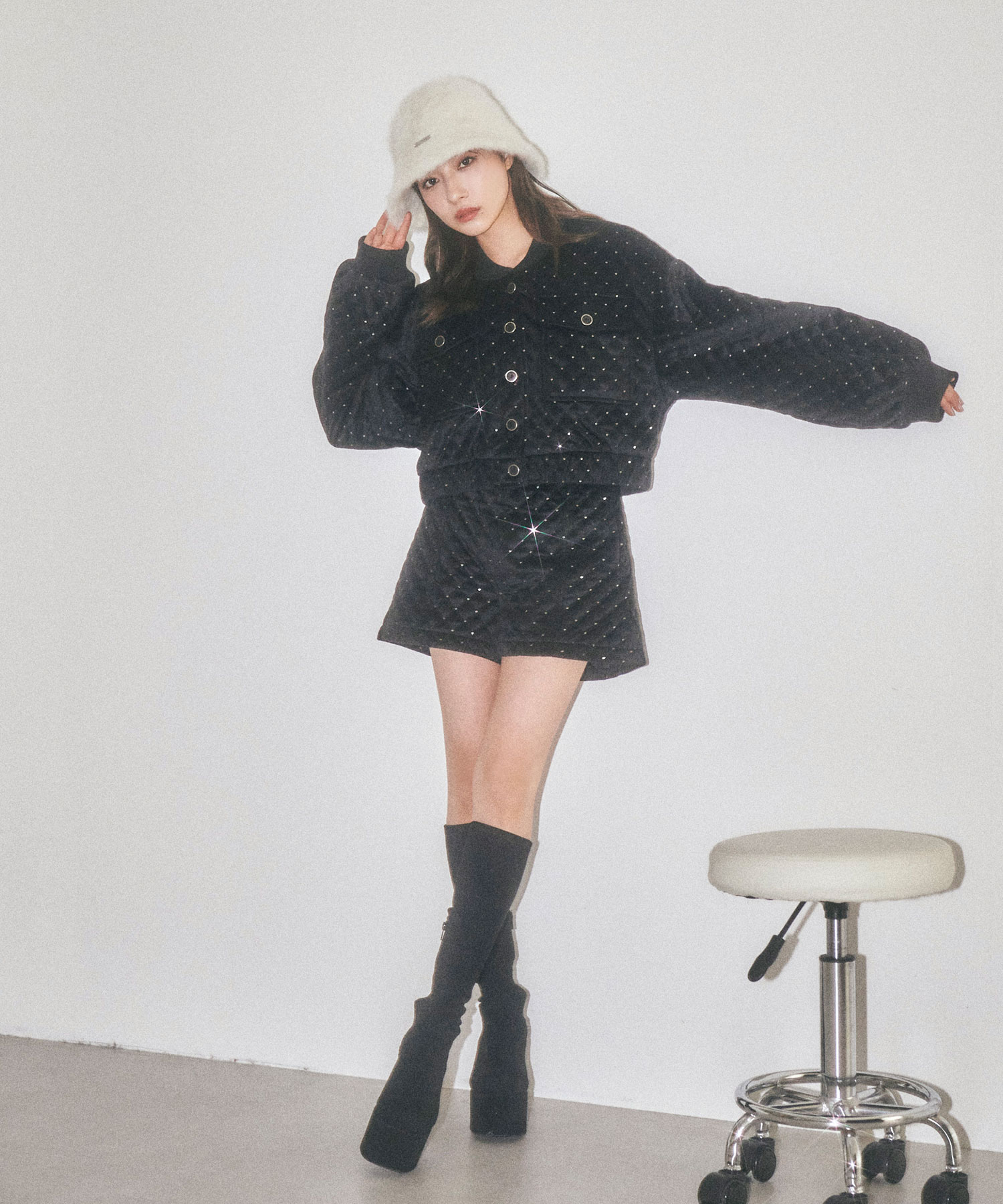 キルティングショーパン