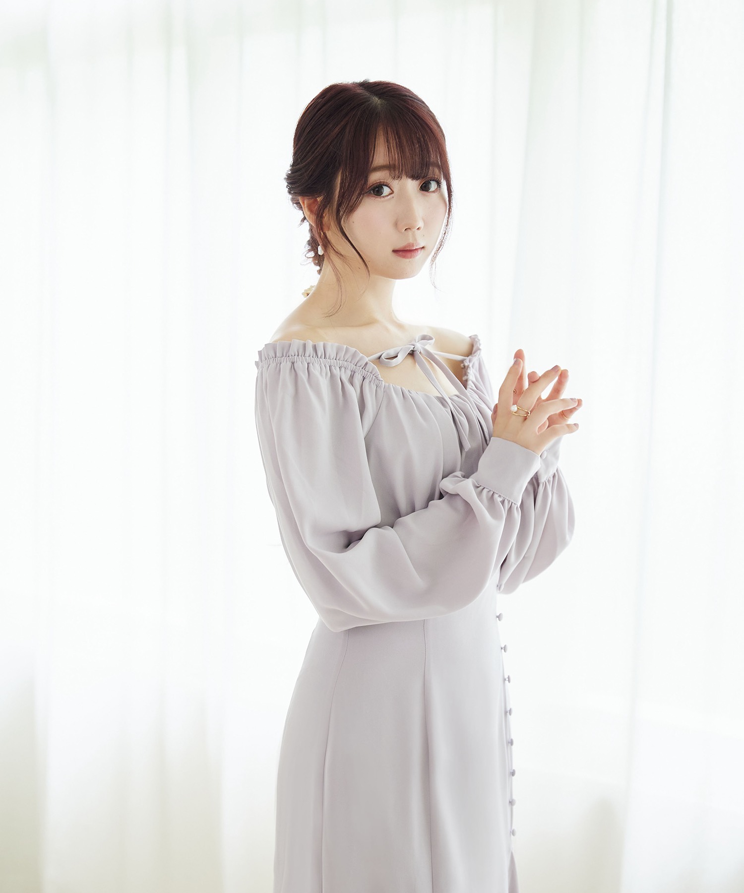 2way off-shoulder dress【lavender】 – BUNNY APARTMENT
