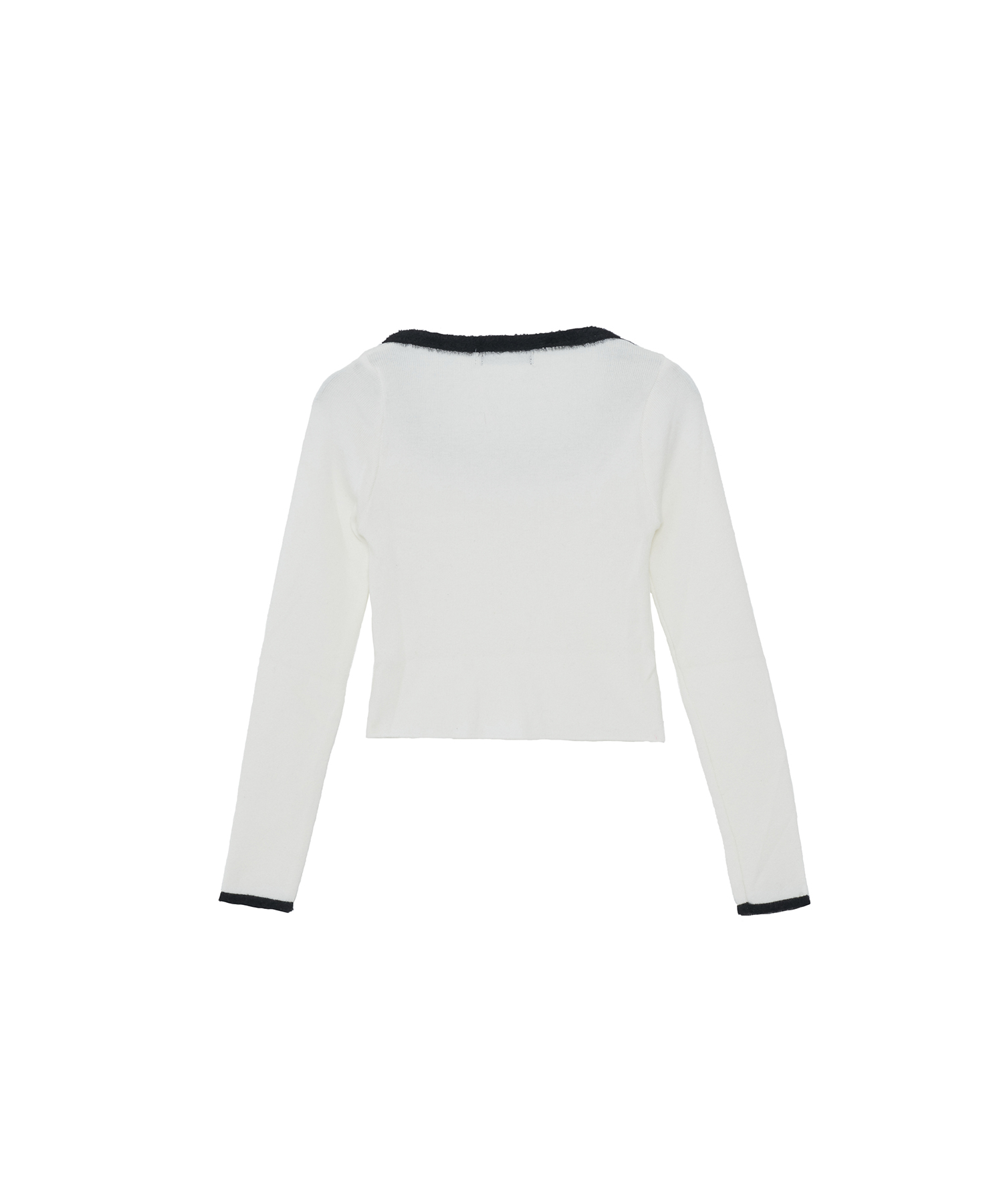 スクエアネックミニニットトップス