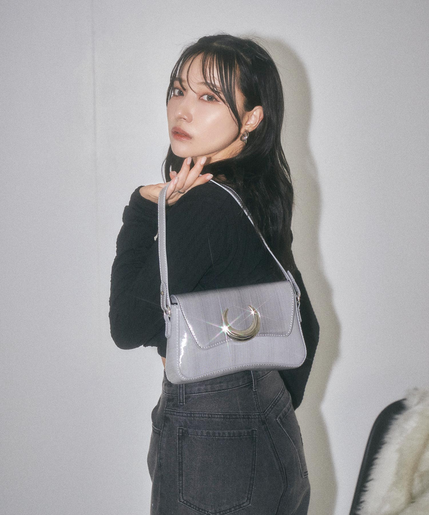 SELECT 2WAYムーンショルダーバッグ