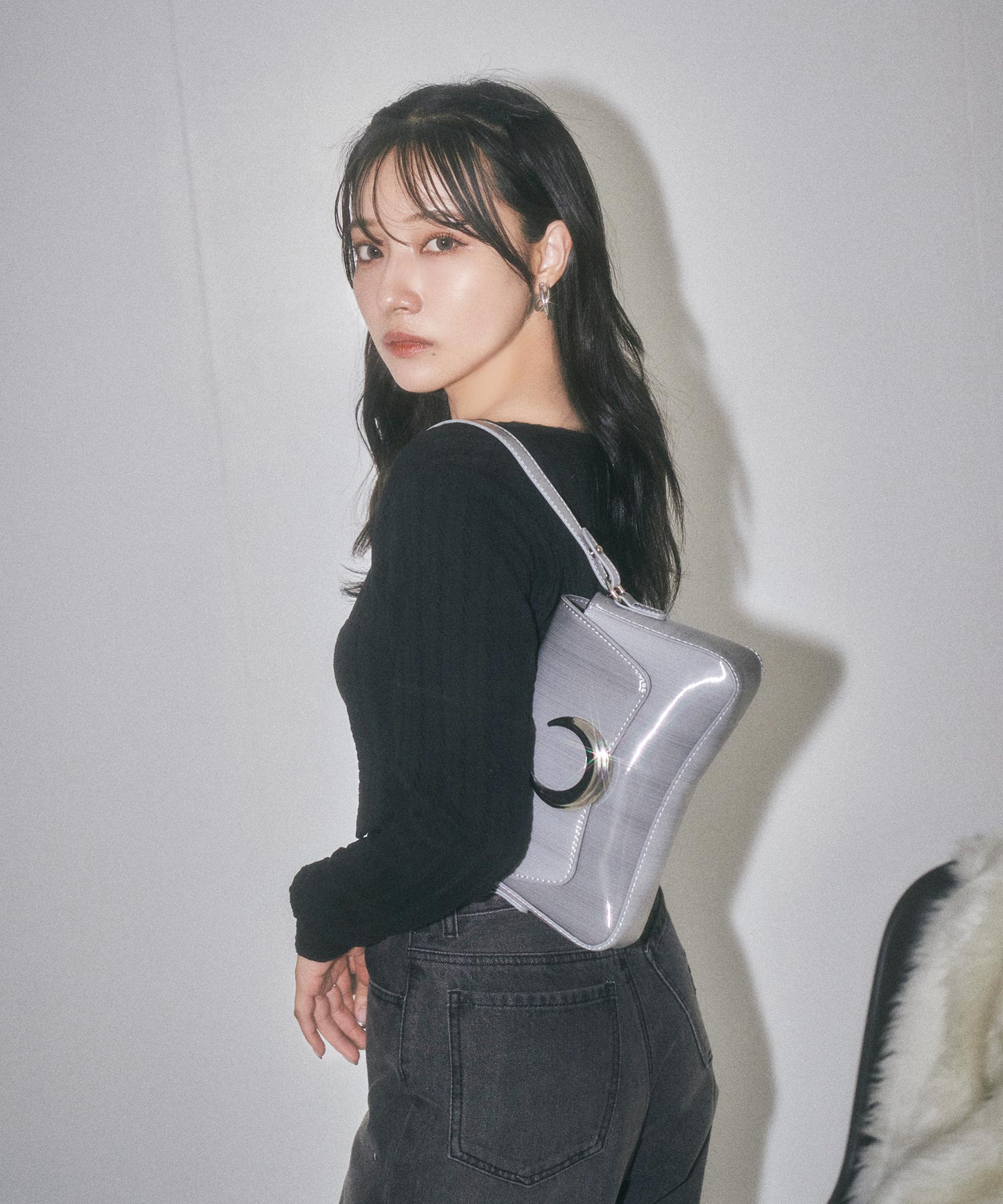 SELECT 2WAYムーンショルダーバッグ