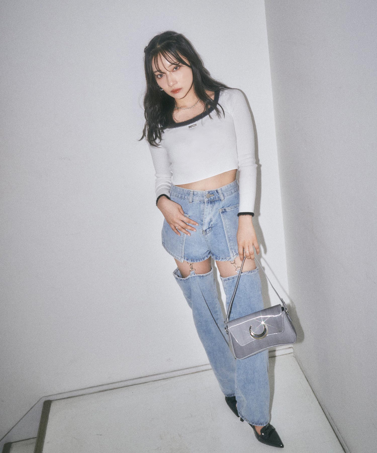 SELECT 2WAYムーンショルダーバッグ