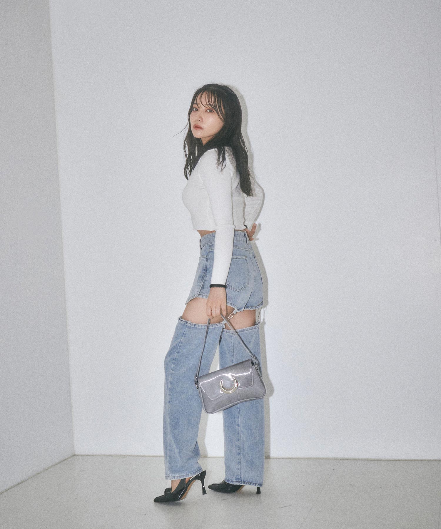 SELECT 2WAYムーンショルダーバッグ