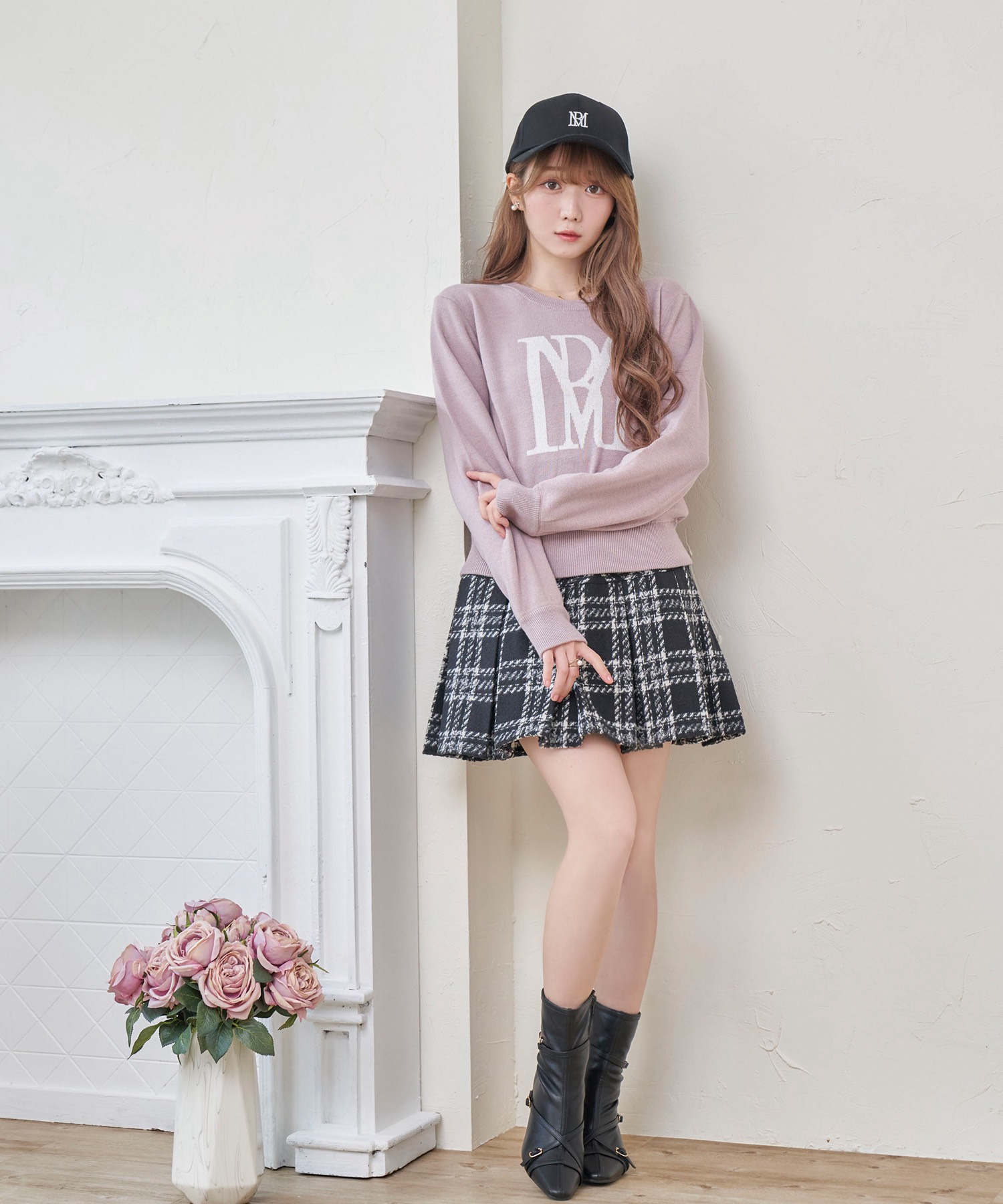 ロゼミューズ RM logo knit_L size ピンク ロゴニット RM logo knit_M size【pink】 – BUNNY APARTMENT