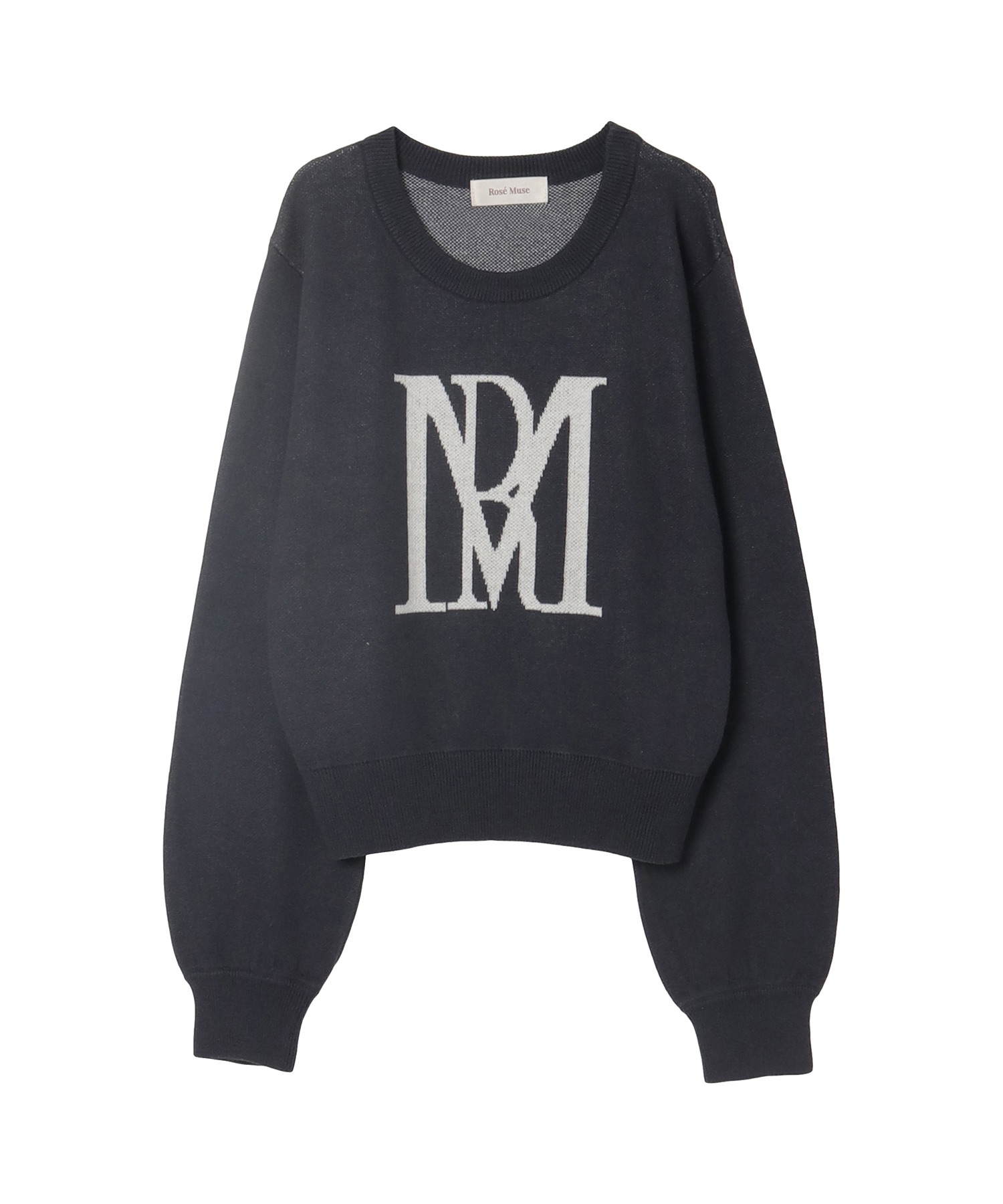 RM logo knit_M size【navy】