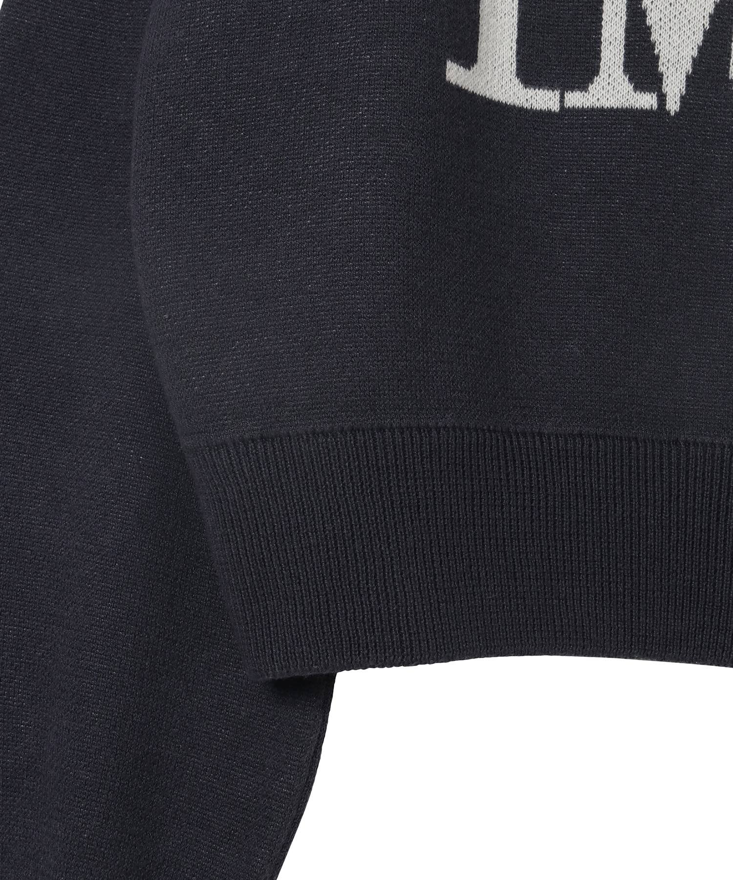 RM logo knit_M size【navy】