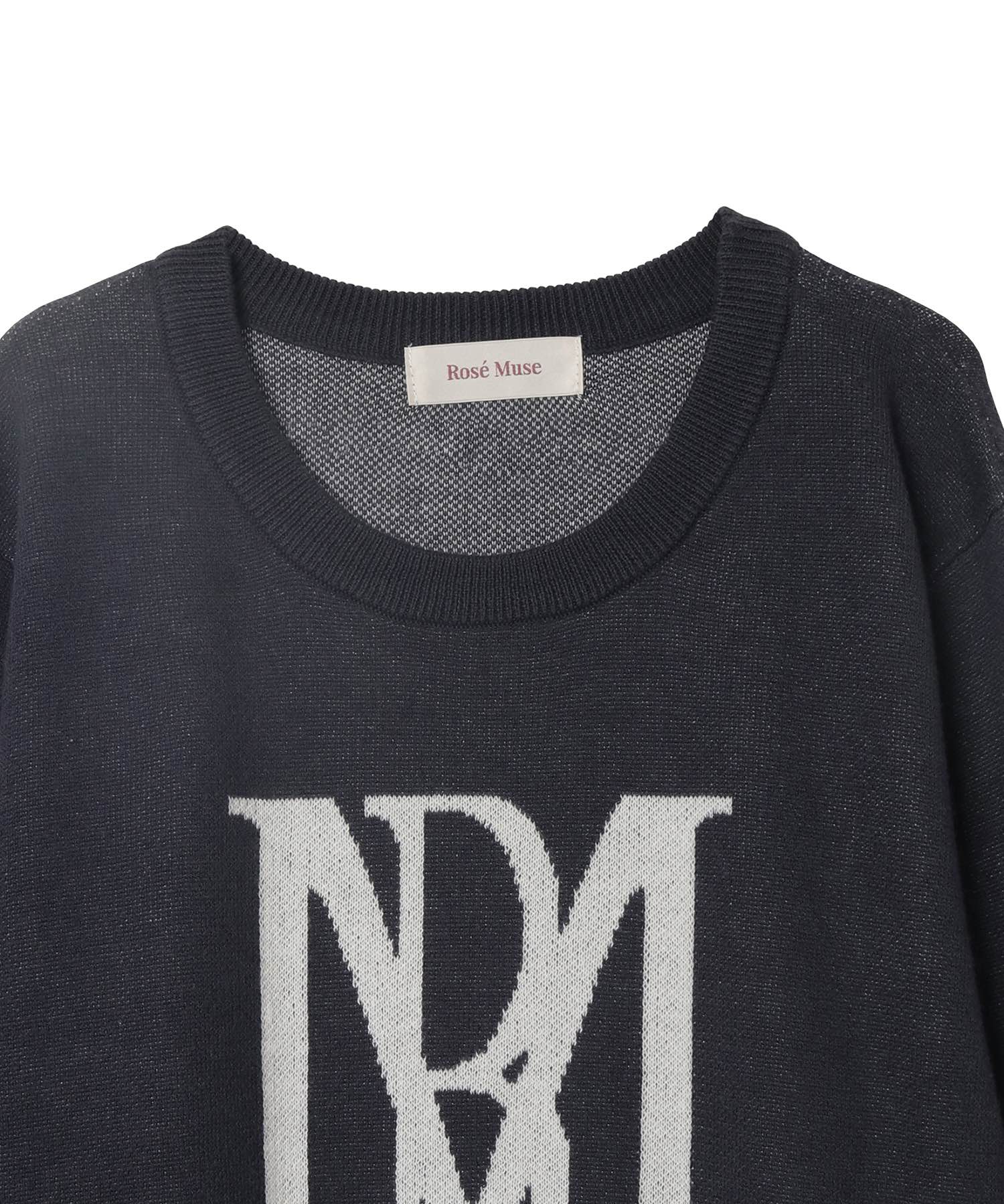 RM logo knit_M size【navy】