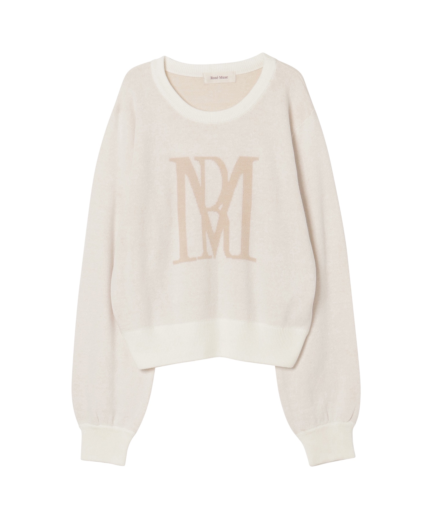 大谷映美里Rosé Muse RM logo knit_L size【pink】 大谷映美里Rosé Muse RM logo knit_L size【pink】