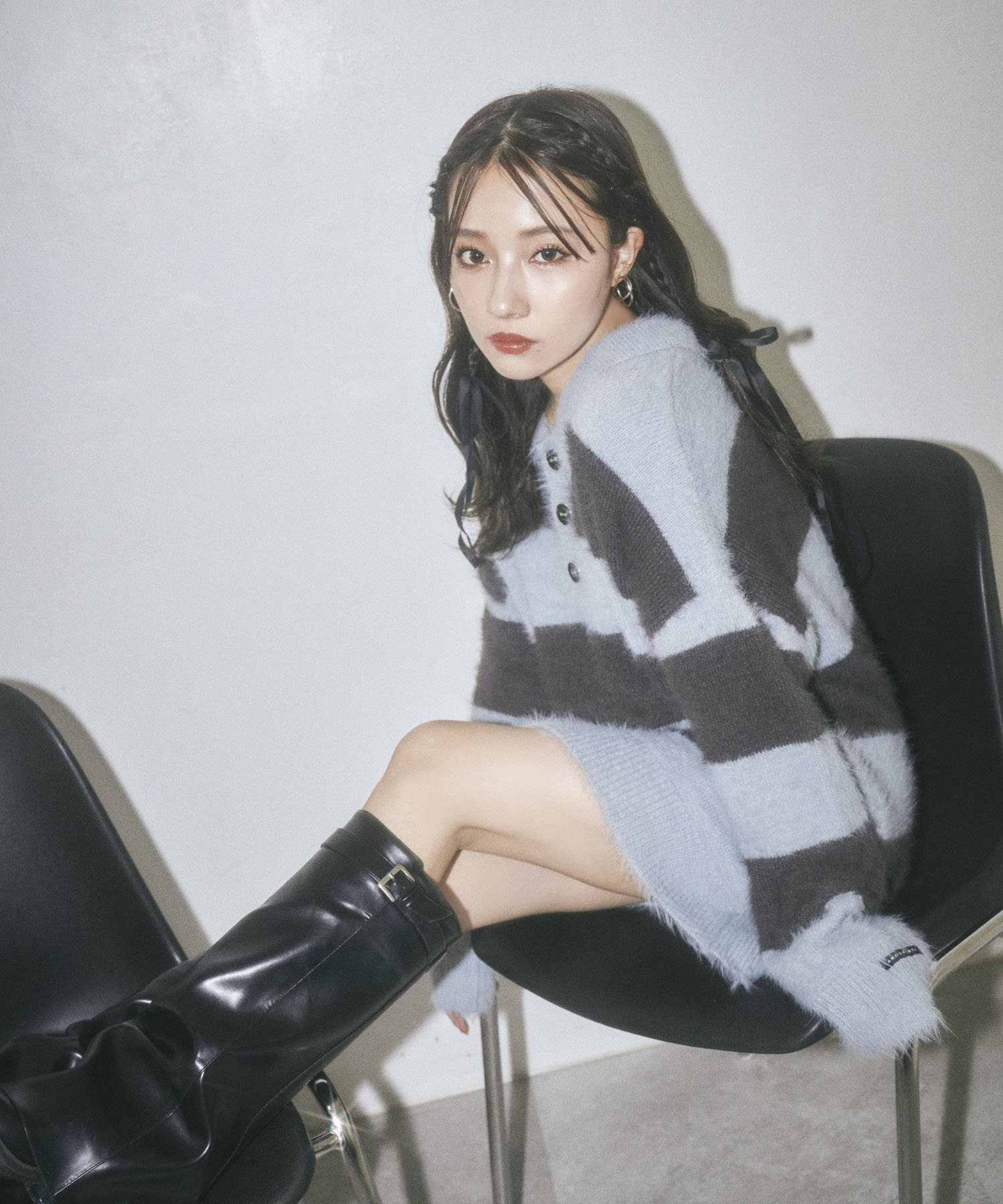 UNISEX シャギーボーダーニット – BUNNY APARTMENT