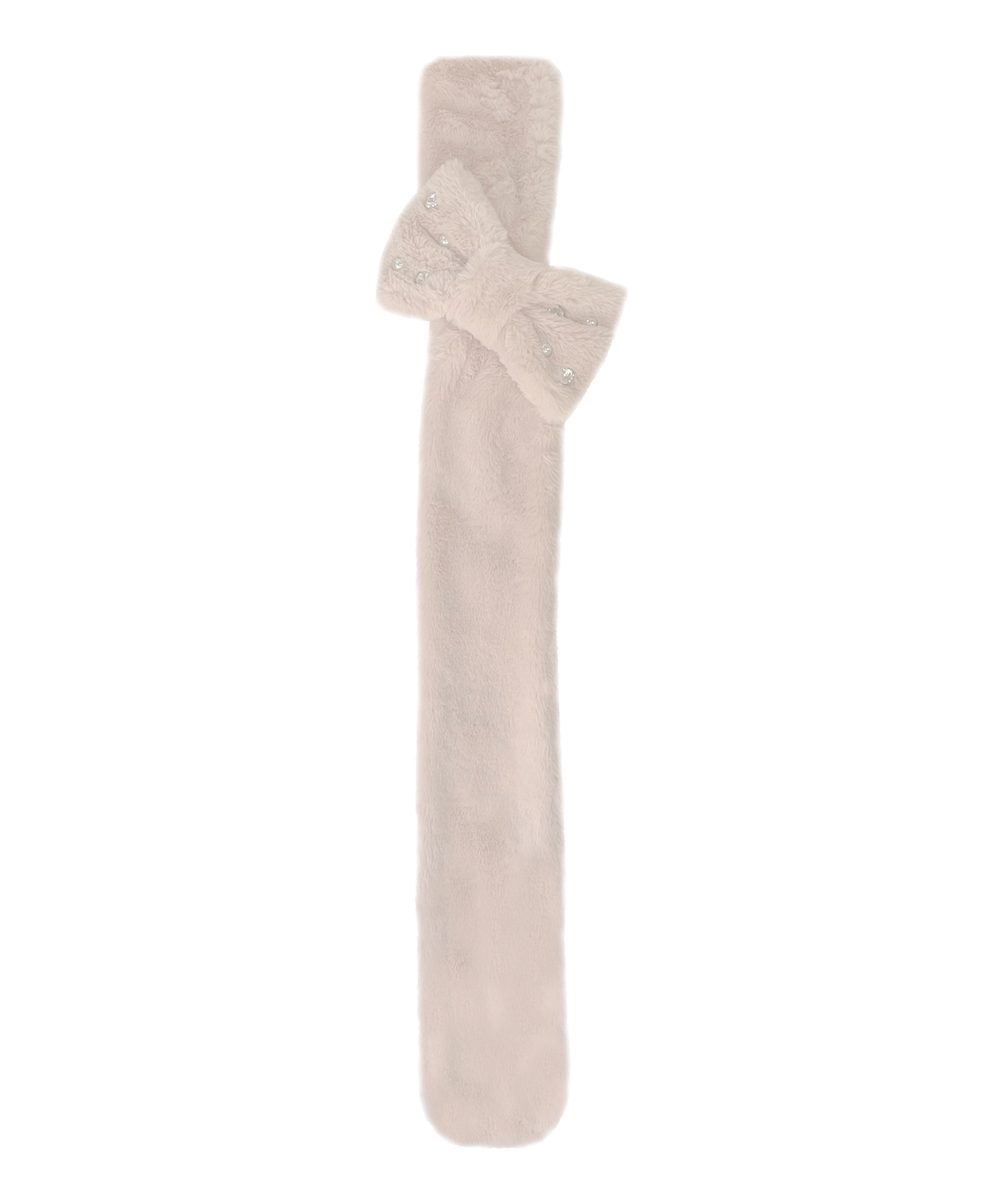 パールビジューリボンマフラー