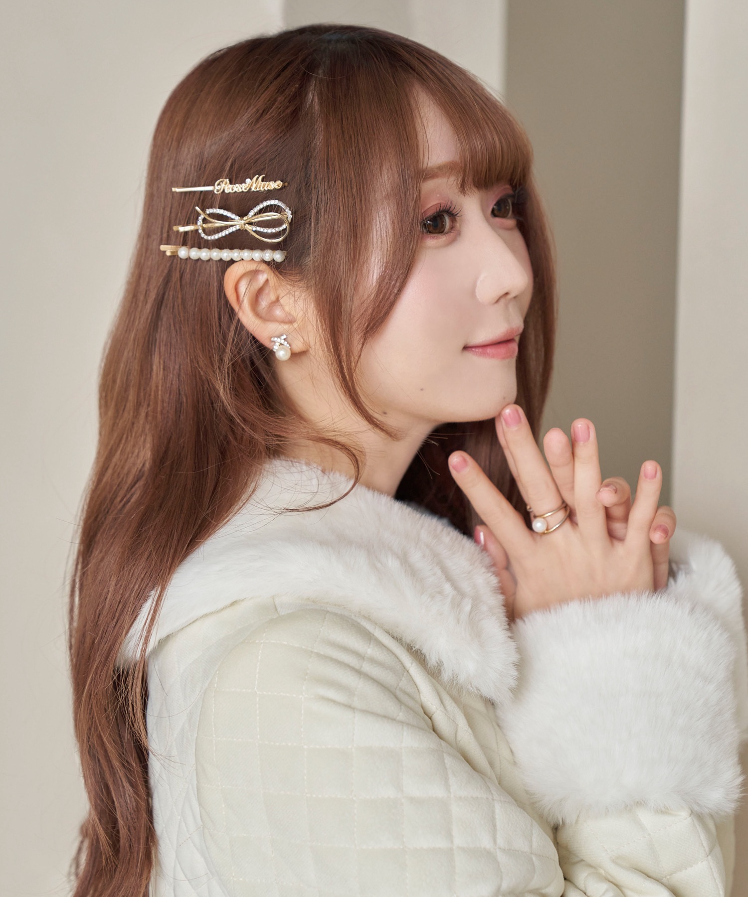 早割シーズン券 set pin hair 予約販売：Rose – APARTMENT BUNNY ヘアアクセサリー