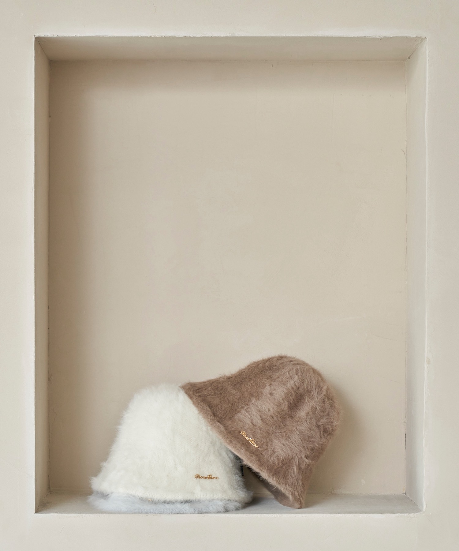 charm fur bucket hat【mocha】