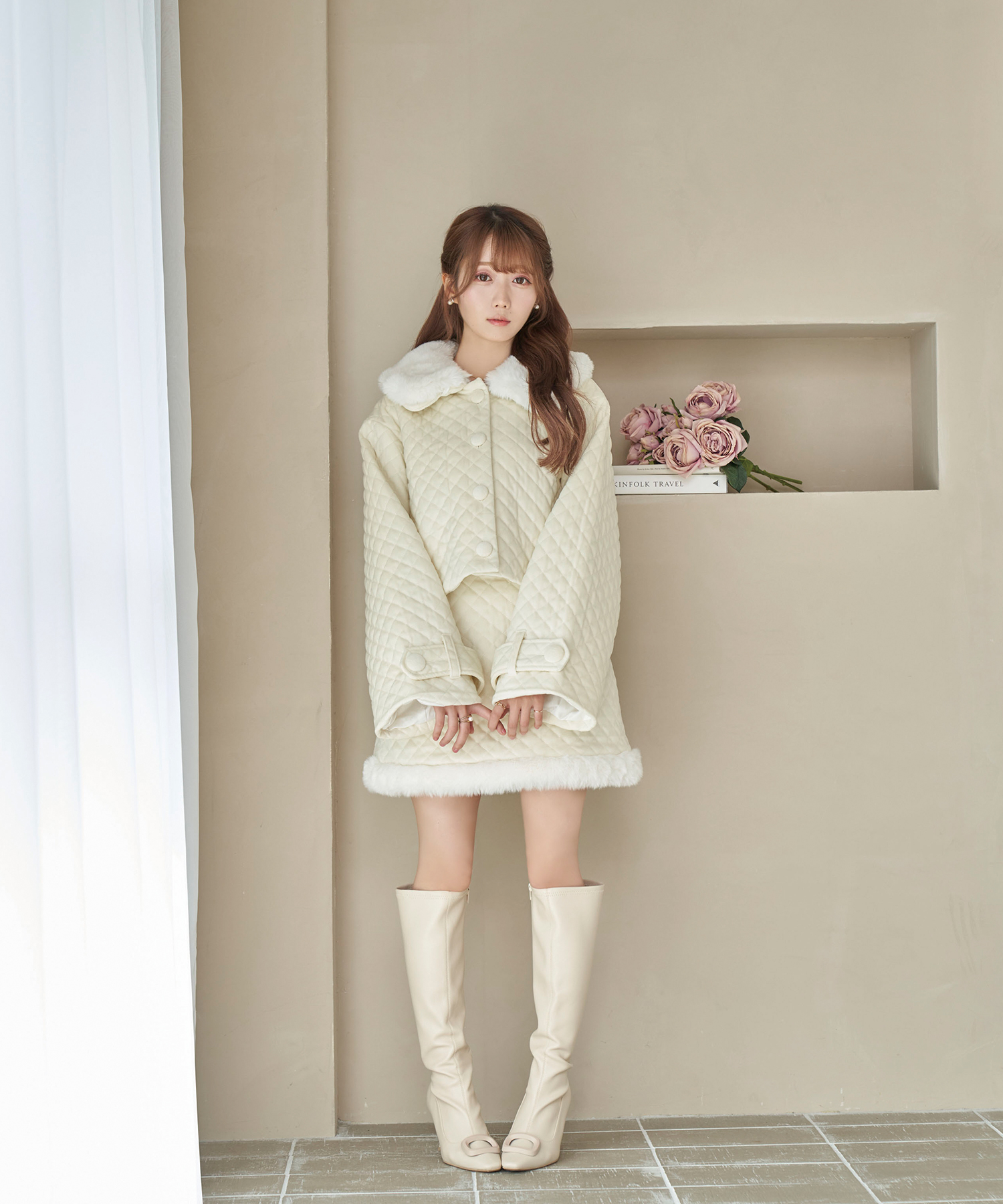 muguet ミュゲ volume fake fur cort muguet ミュゲ volume fake
