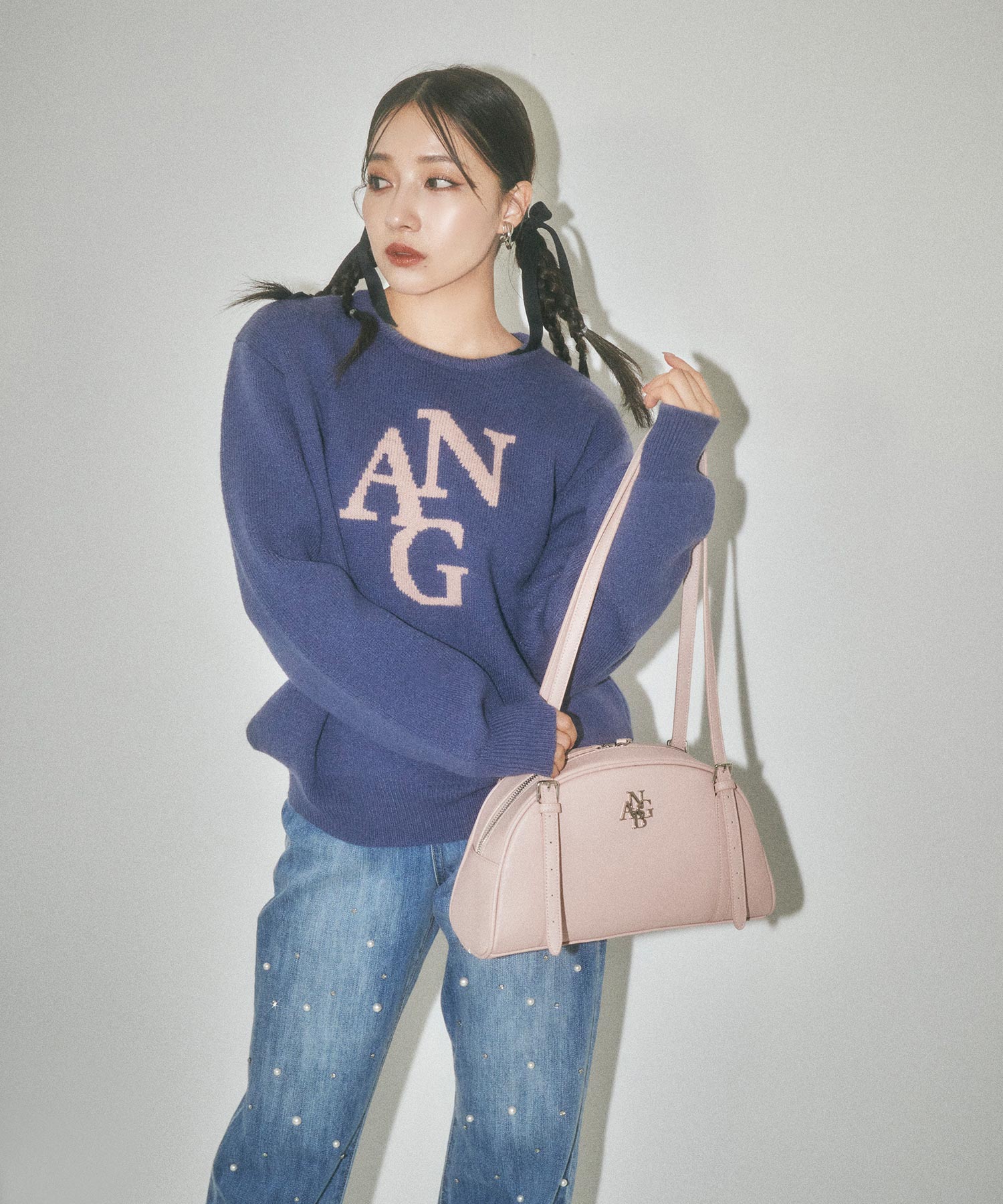 ラウンドショルダーバッグ