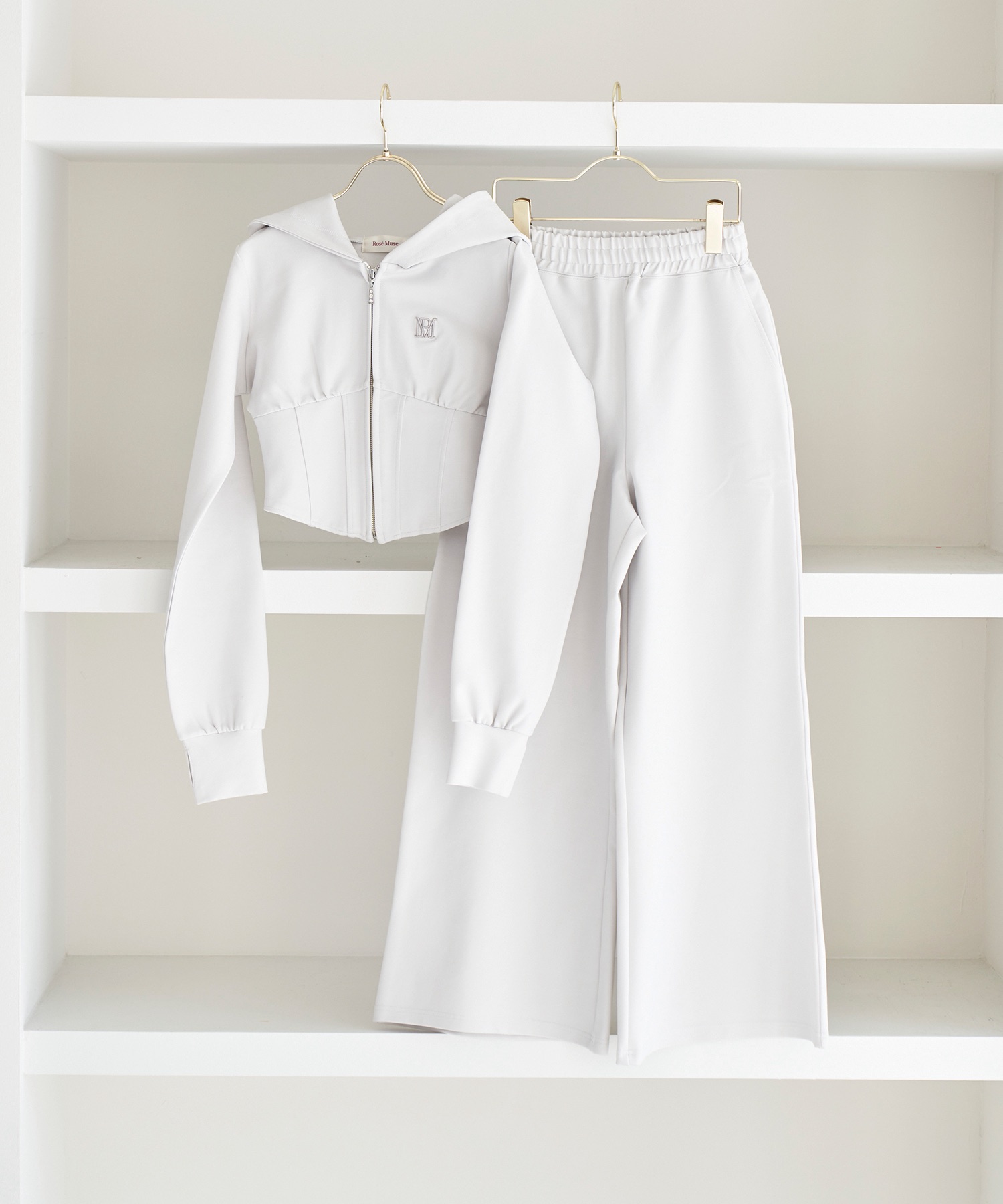 sweat corset set up【light gray】 – BUNNY APARTMENT