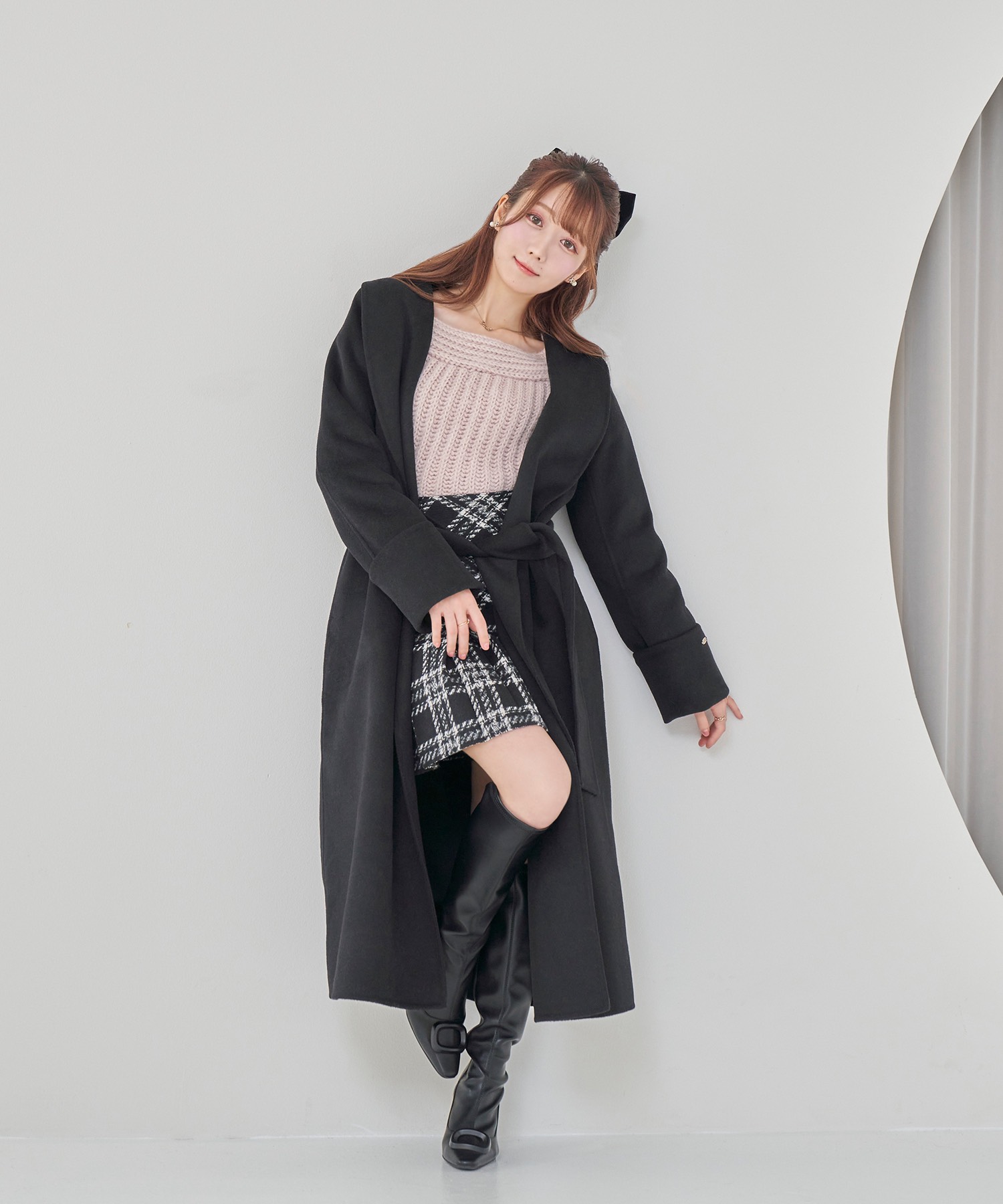 tailored charm coat【white】 – BUNNY APARTMENT