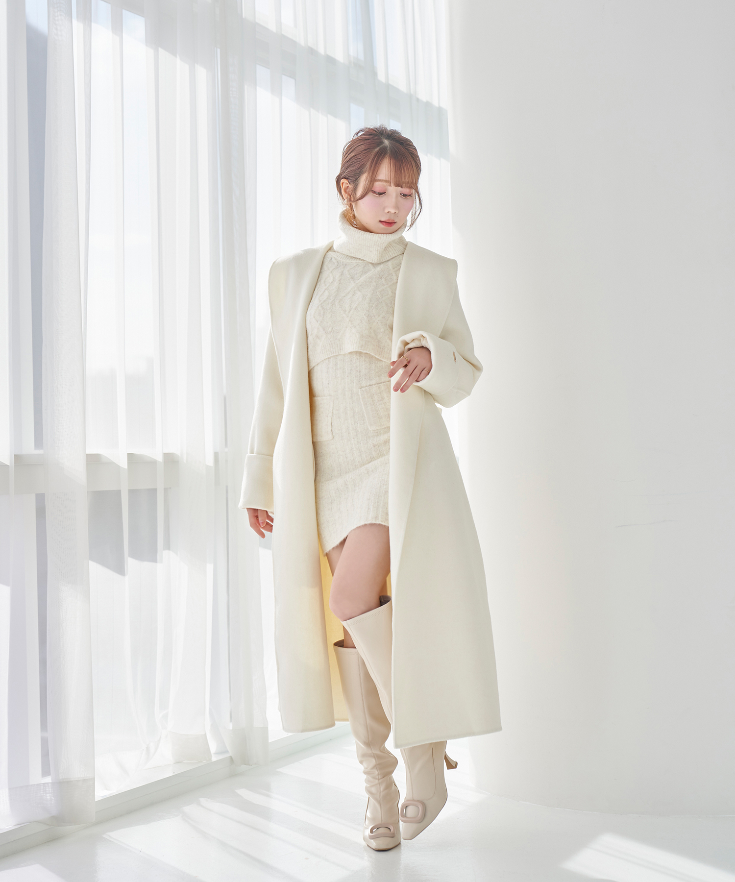 定価5万 Heve rever jacket coat リバーコート 白 38 楽天市場】【SALE／42%OFF】＜Rain Wool＞リバーコート