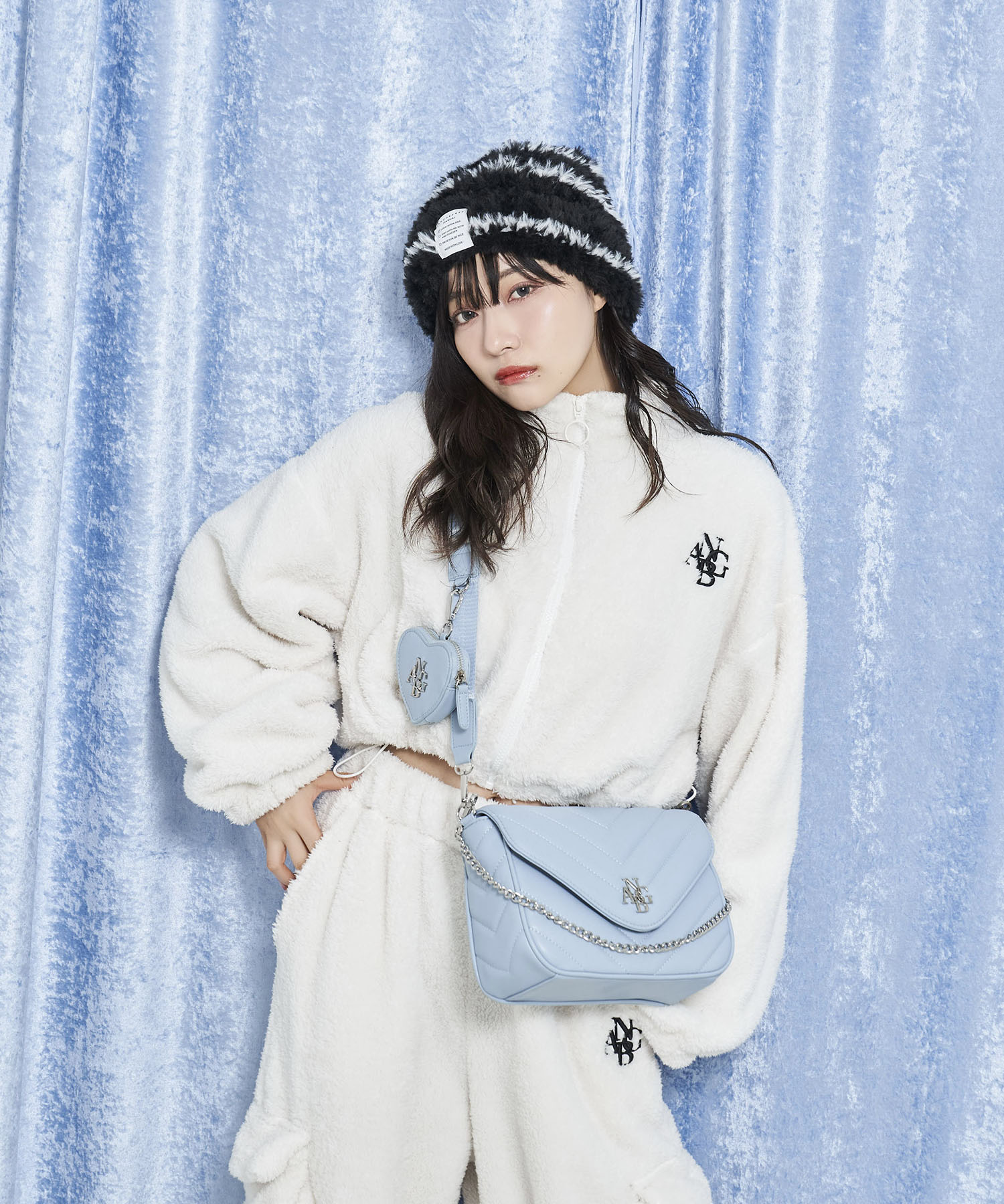 ニットキャップ・ビーニー Isabel Marant FW25 (BE015MFA A4L01A90LB) Isabel Marant(イザベルマラン) ニットキャップ・ビーニー