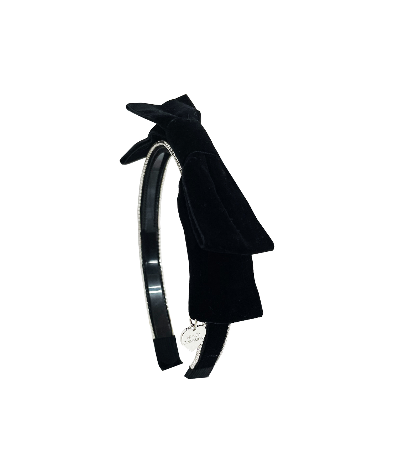 BIBI ビビ ベロア ベルベット シュシュ カチューシャ 黒 ストーン 新品 BIBI ビビ ベロア ベルベット シュシュ カチューシャ 黒