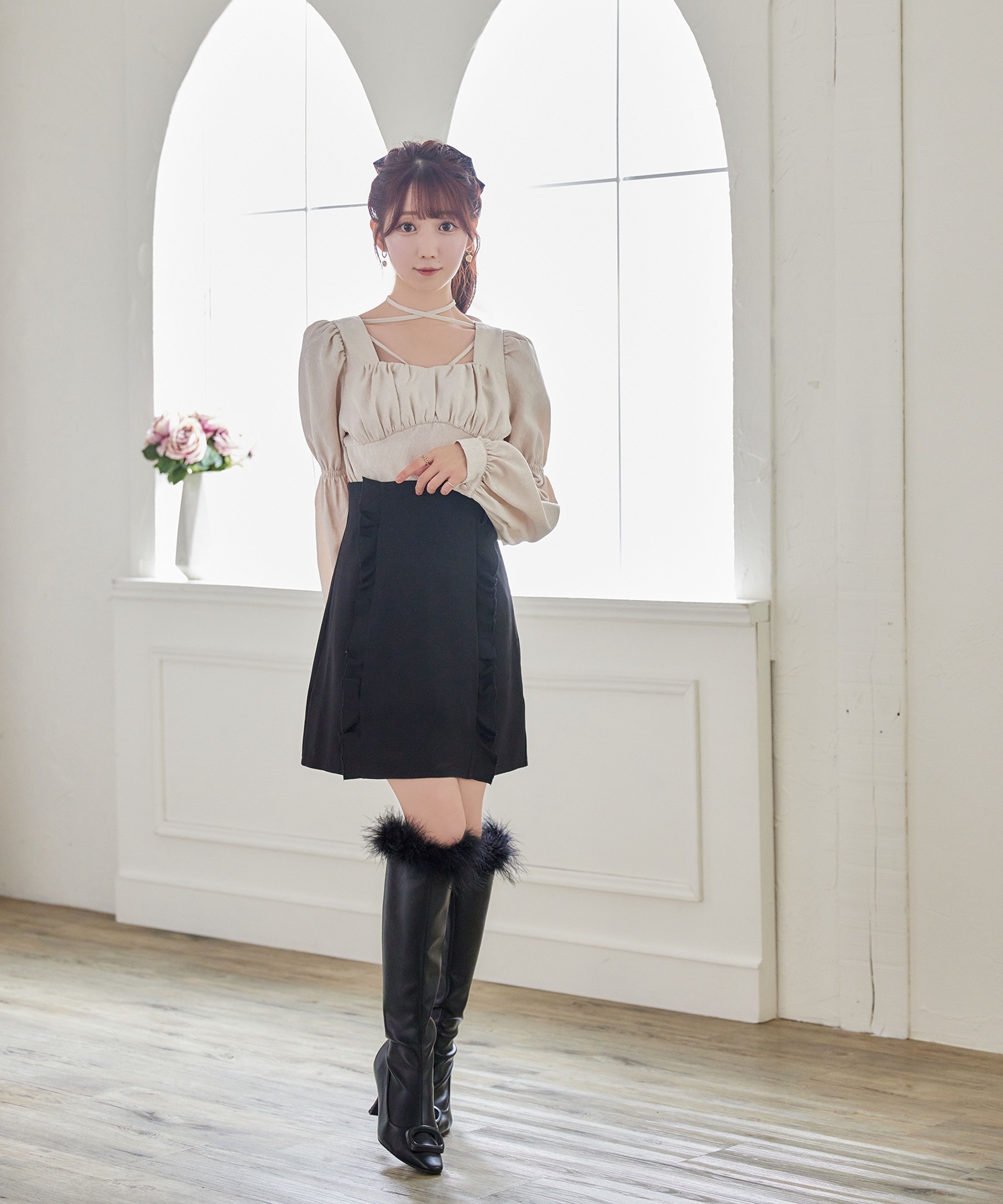 switching raffle tight skirt – BUNNY APARTMENT