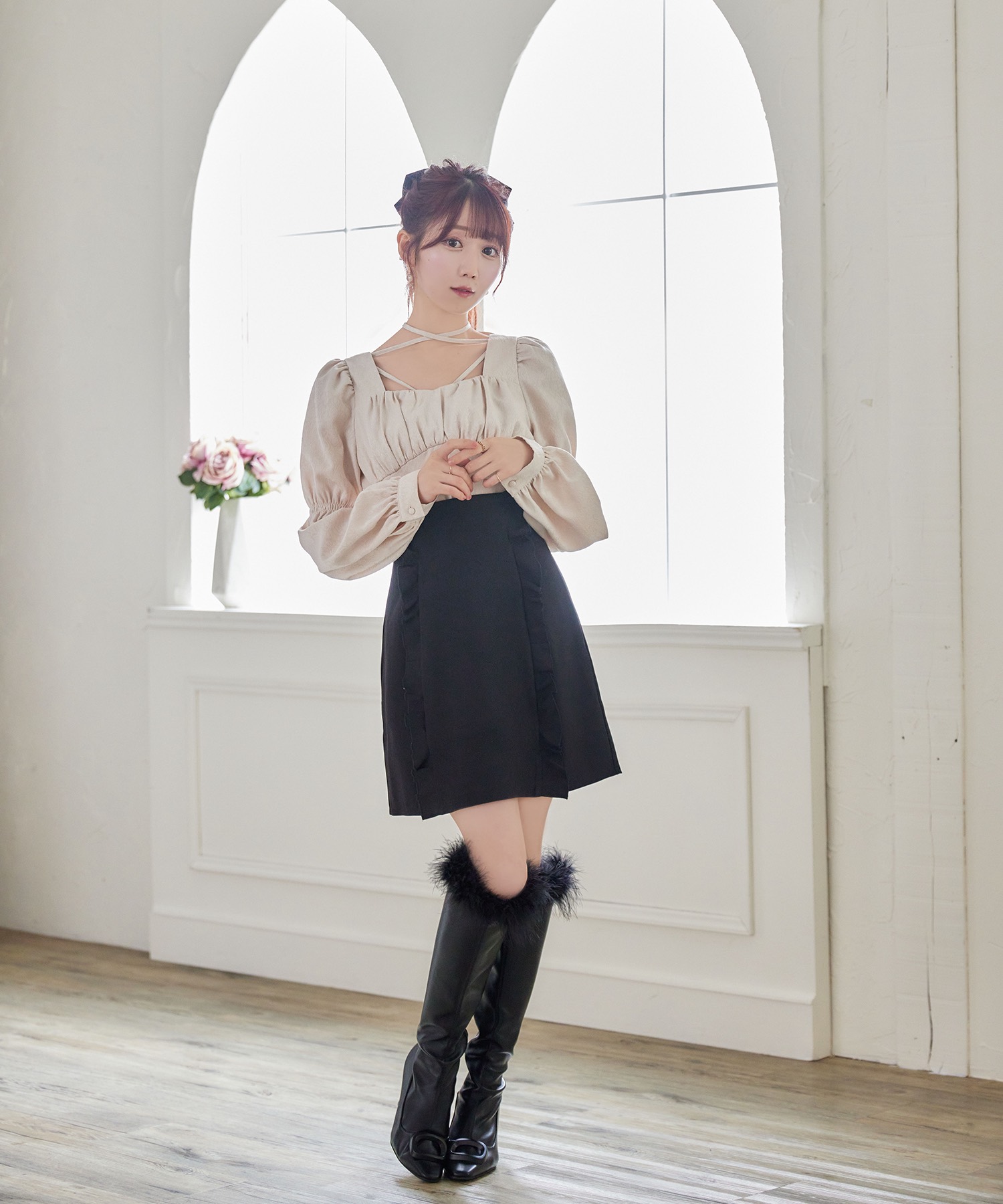 switching raffle tight skirt – BUNNY APARTMENT