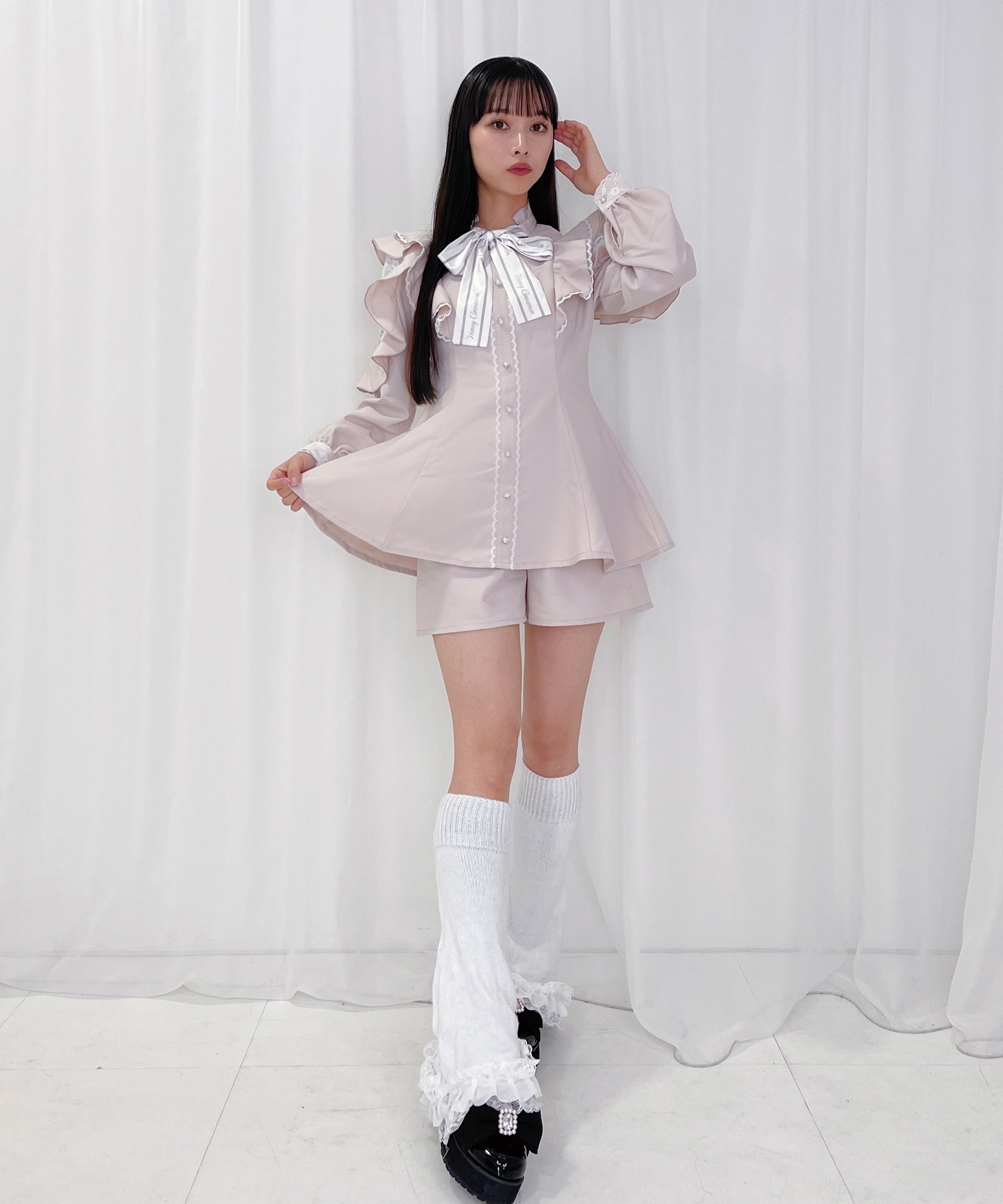 ボウタイロゴリボンセットアップ