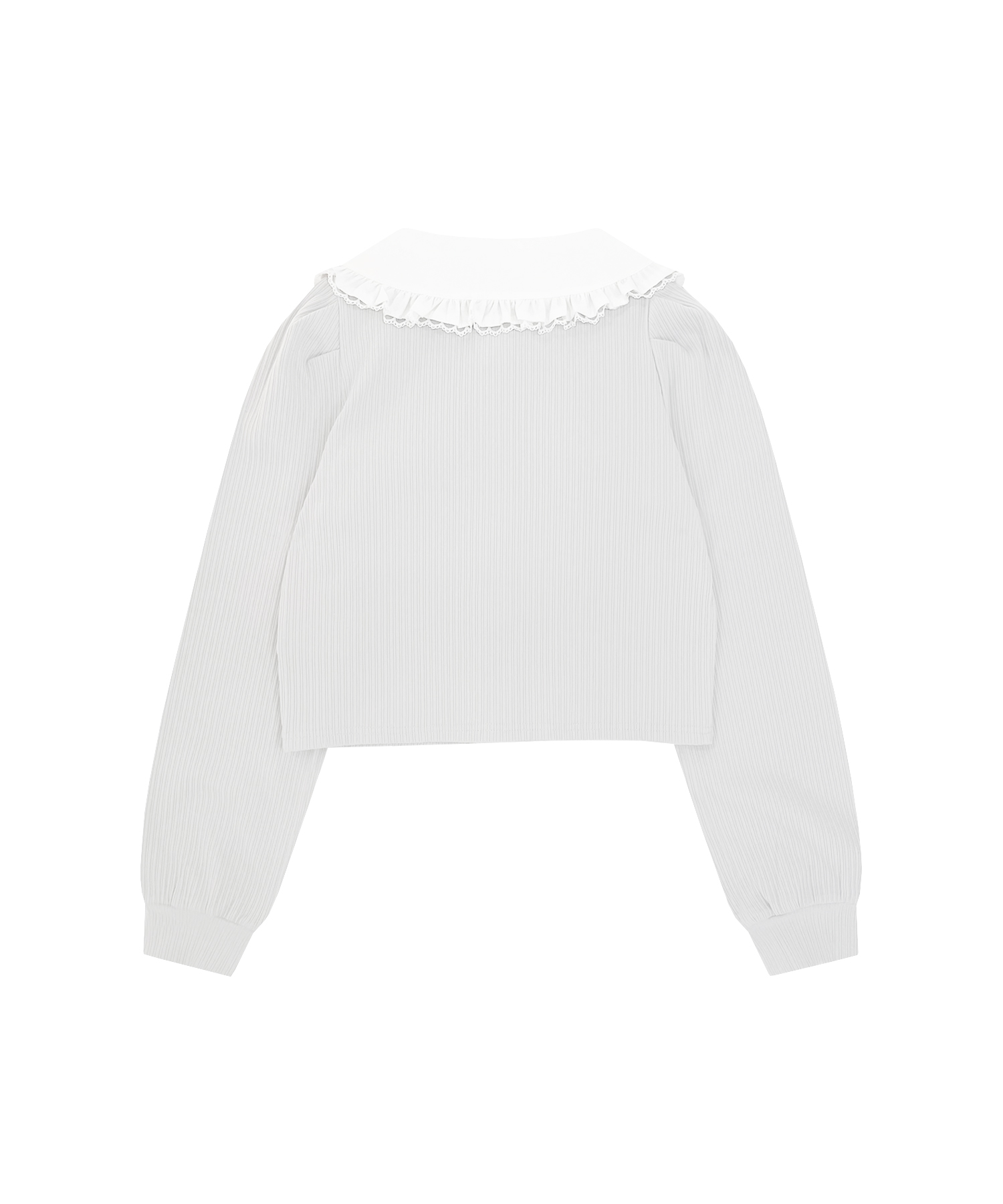 丸衿ニットソートップス