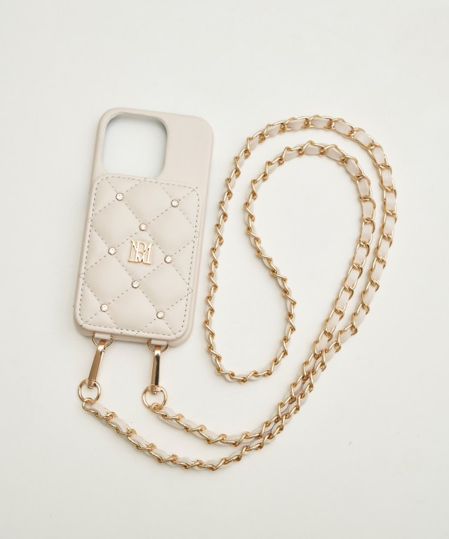quilting iPhone case【ivory】 BUNNY APARTMENT