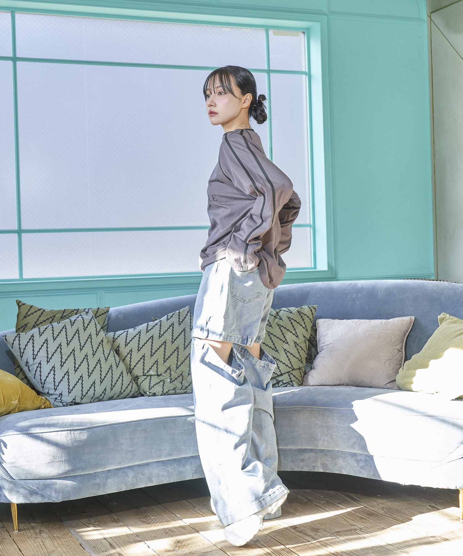 UNISEX ユニフォームロゴロンT